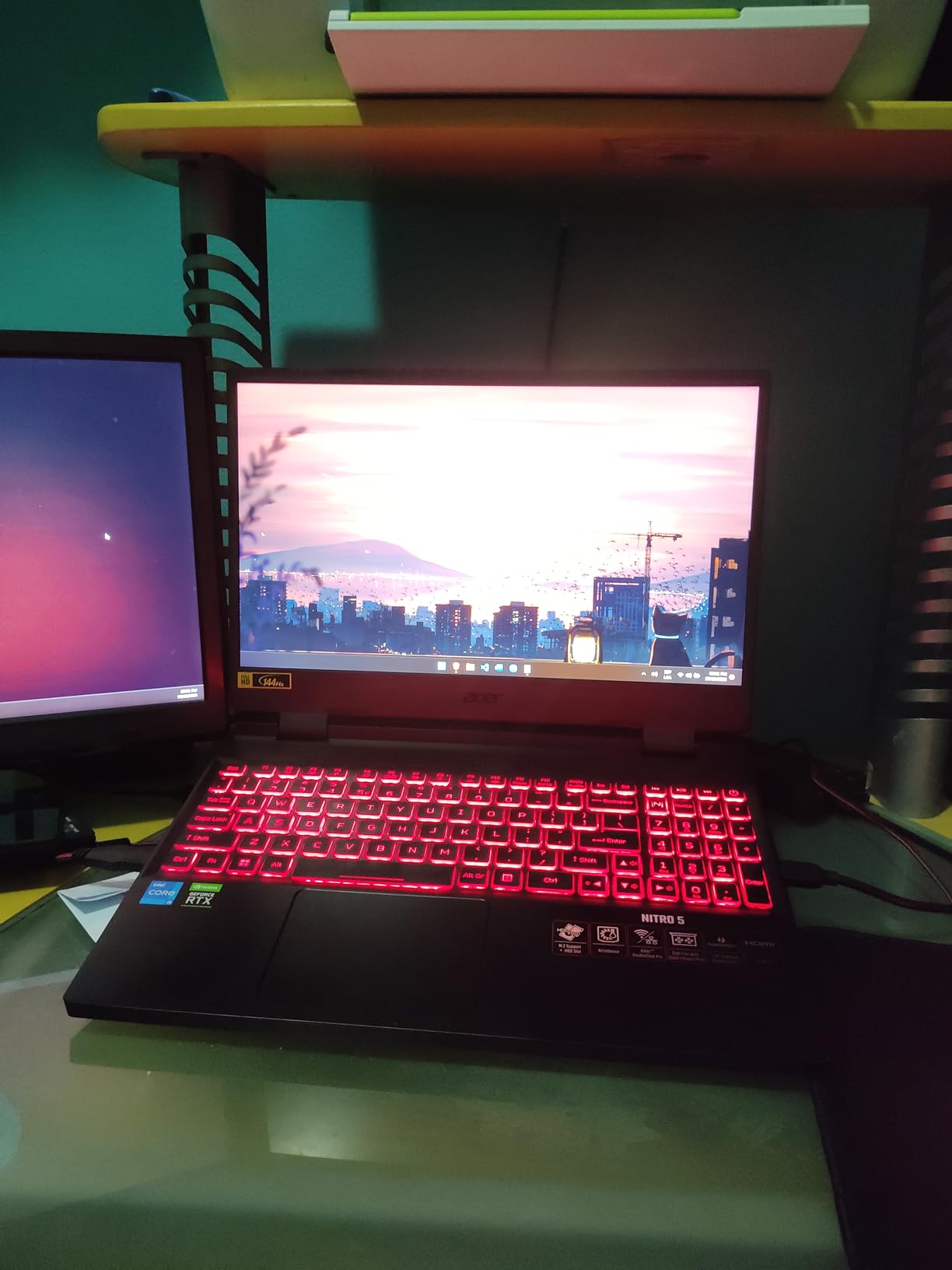 Acer Nitro 5 AN515-58-57Y8 Gaming Laptop | Intel Core i5-12500H | NVIDIA GeForce RTX 3050 Ti Laptop GPU | 15.6 FHD 144Hz IPS Display | 16GB DDR4 | 512GB Gen 4 SSD | Killer Wi-Fi 6 | Backlit Keyboard customer photo 1