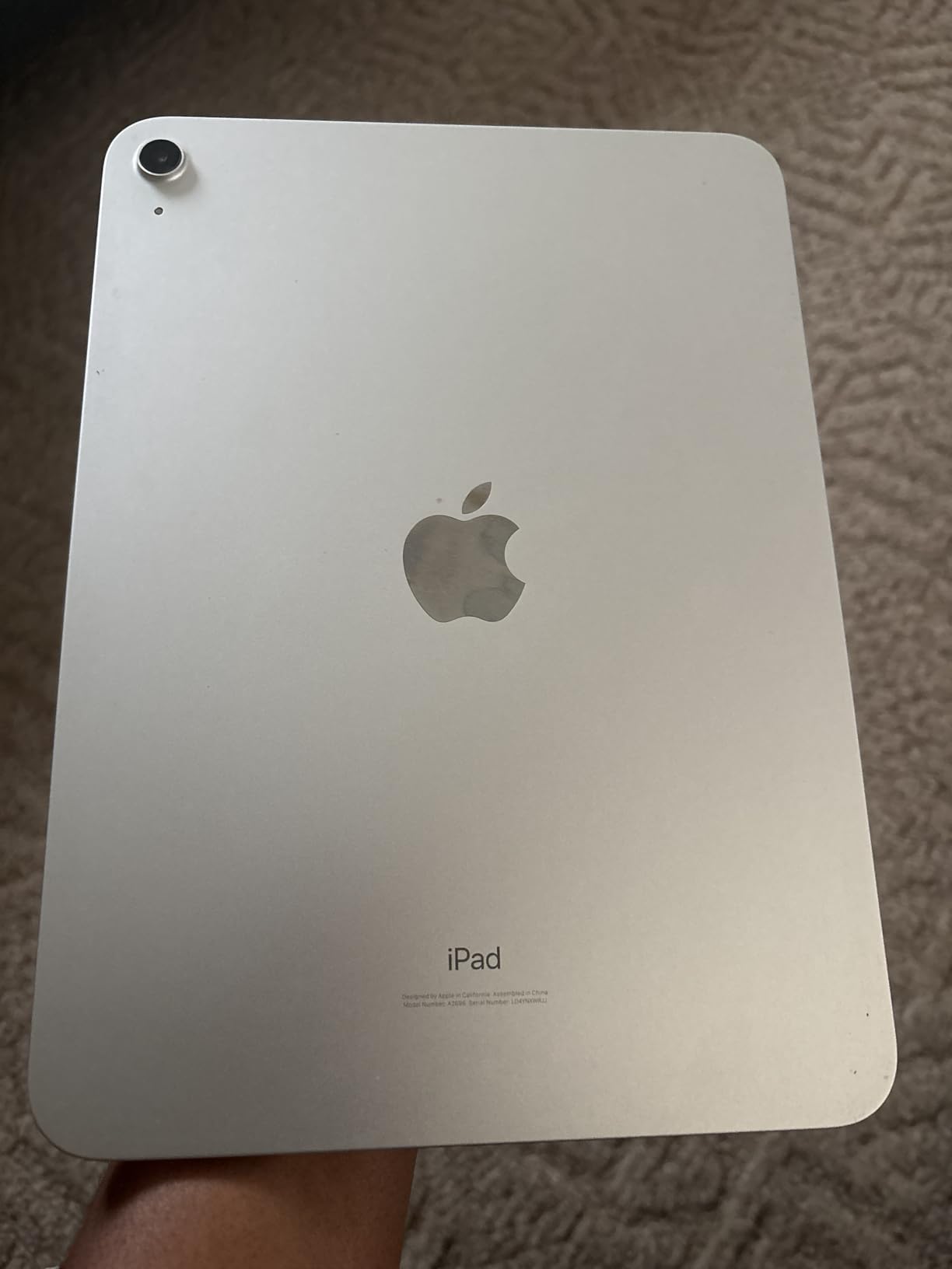 Apple iPad (10th Generation, 10.9-inch, 2022), 64GB, Wi-Fi, Silver (Renewed) customer photo 2