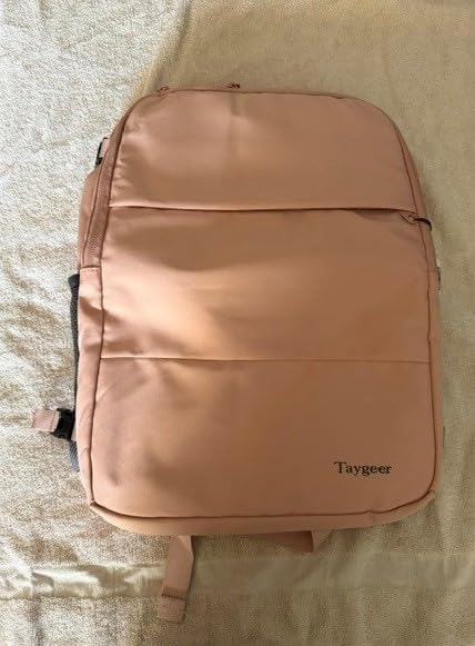 Taygeer Laptop Backpack Purse for Women, Backpack for College Essentials with 15.6inch Laptop Compartment, Travel Bag Airline Approved CarryOn Work Bag for Nursing Doctor Business Travel, Brown customer photo 2