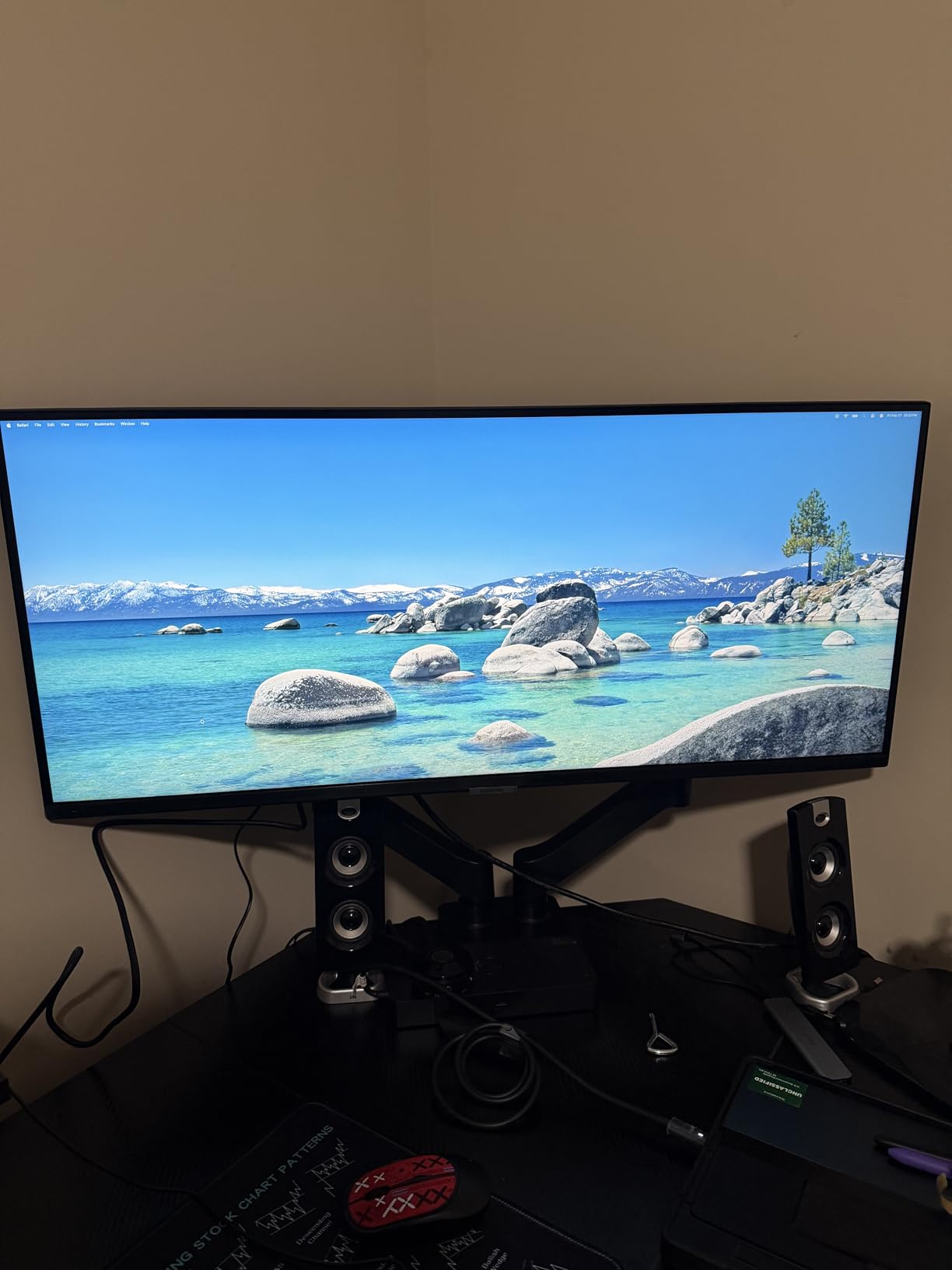 SAMSUNG 34 inch ViewFinity S50GC Series Ultra-WQHD Monitor, 100Hz, 5ms, HDR10, AMD FreeSync, Eye Care, Borderless Design, PIP, PBP, LS34C502GANXZA, 2023, Black customer photo 2