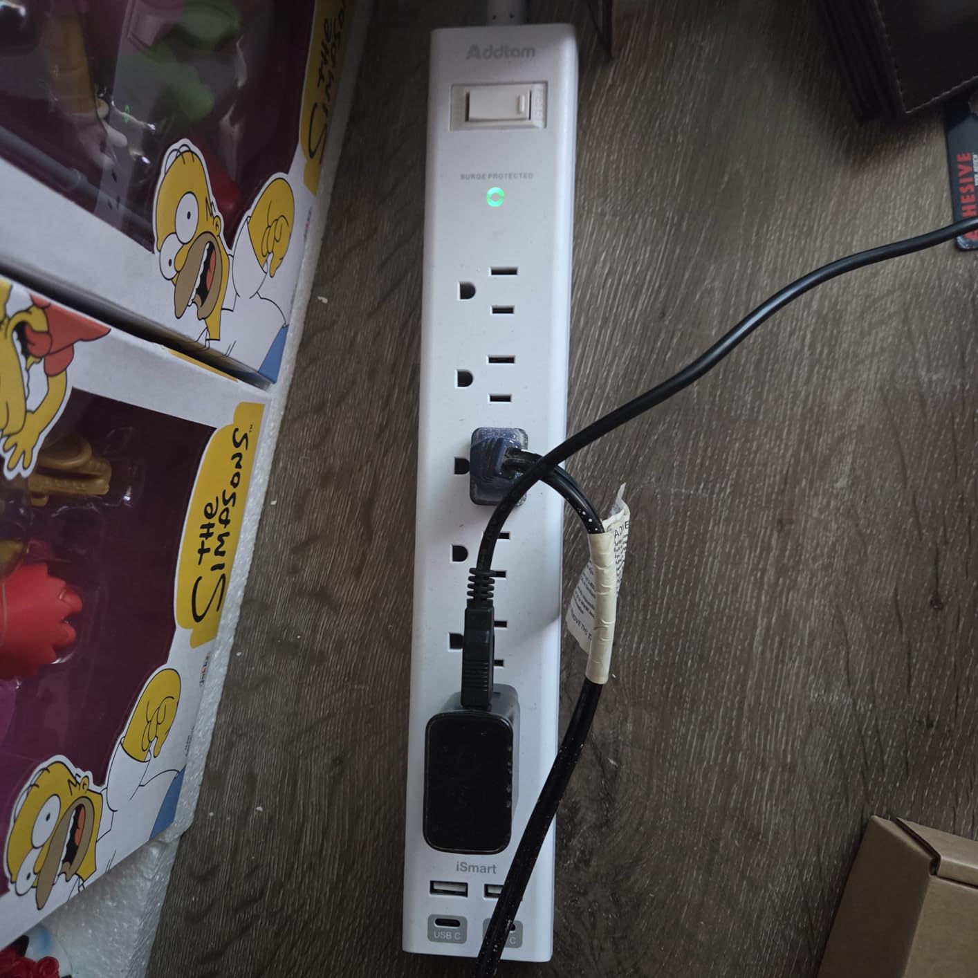 Extension Cord 10 ft - Long Power Strip Surge Protector, 6 AC Outlet 4 USB (2 USB C), Flat Plug, Wall Mount, Multi Plug Outlet Extender Desk Charging Station for Home Office Dorm Room Essentials customer photo 1