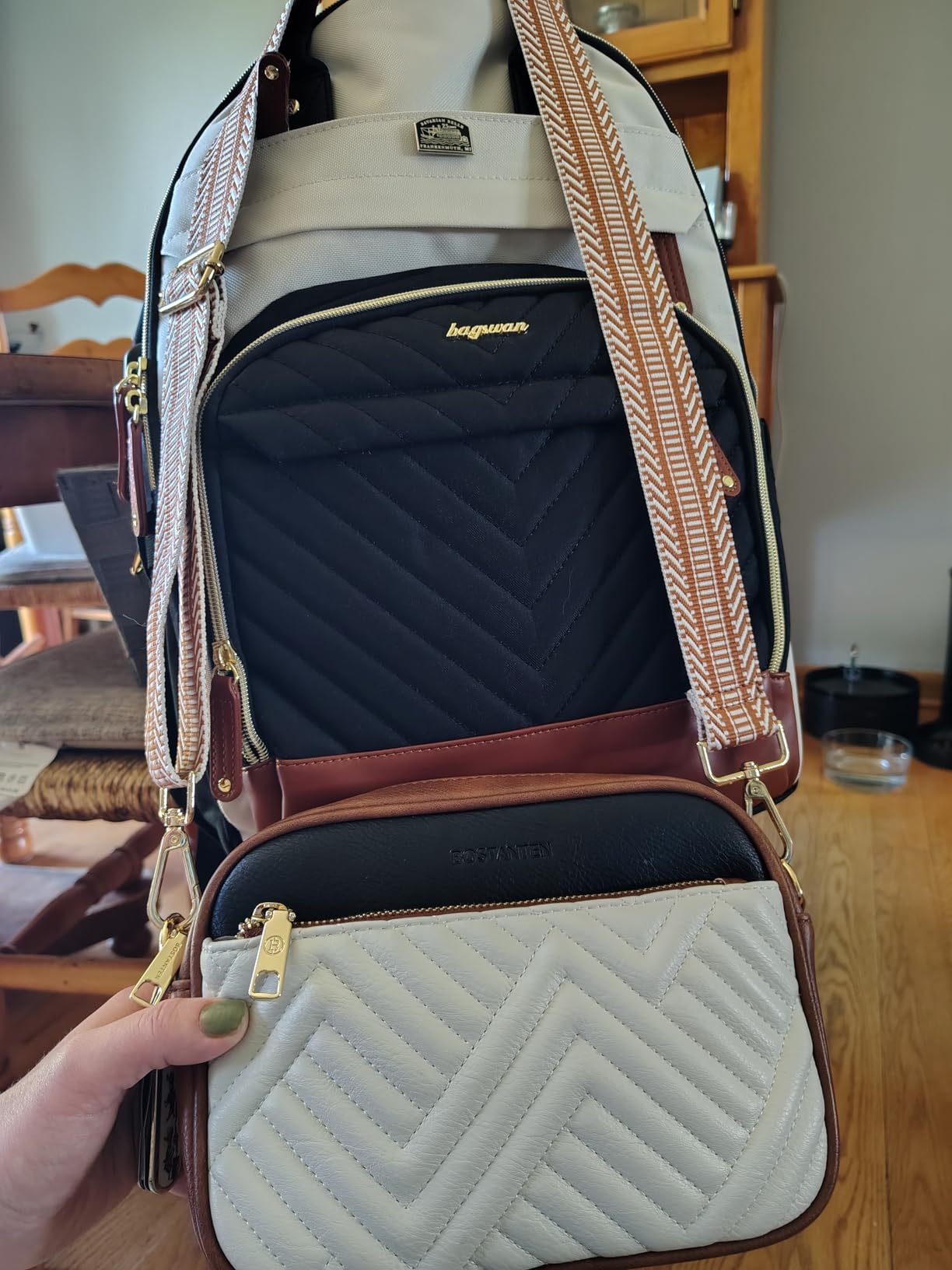 Laptop Backpack for Women Bag - 15.6 inch Work Travel Backpack with USB Charger College Bookbag Waterproof Business Computer Backpack Anti-theft Casual Backpacks for Nurse Teacher customer photo 1