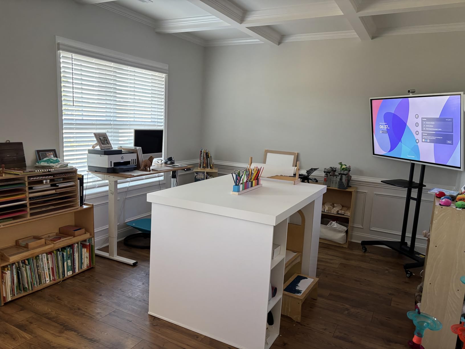 Vibe S1 55 Inch All-in-One Smart Board, 250+Apps, 4K UHD, Conference Device customer photo 1
