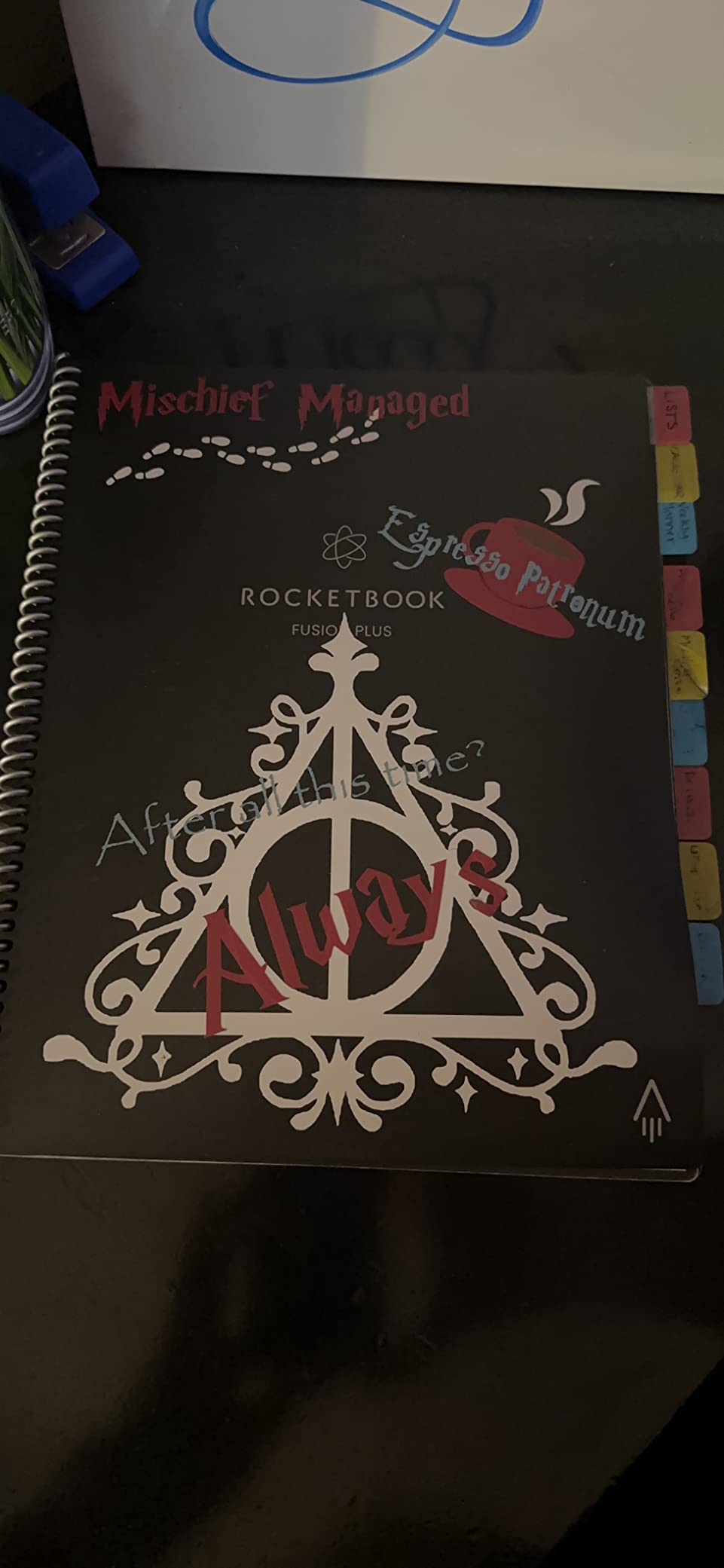Rocketbook Fusion Plus Smart Reusable Notebook Planner, Notetaking and Planning In One, Letter Size 8.5x11, Teal customer photo 1
