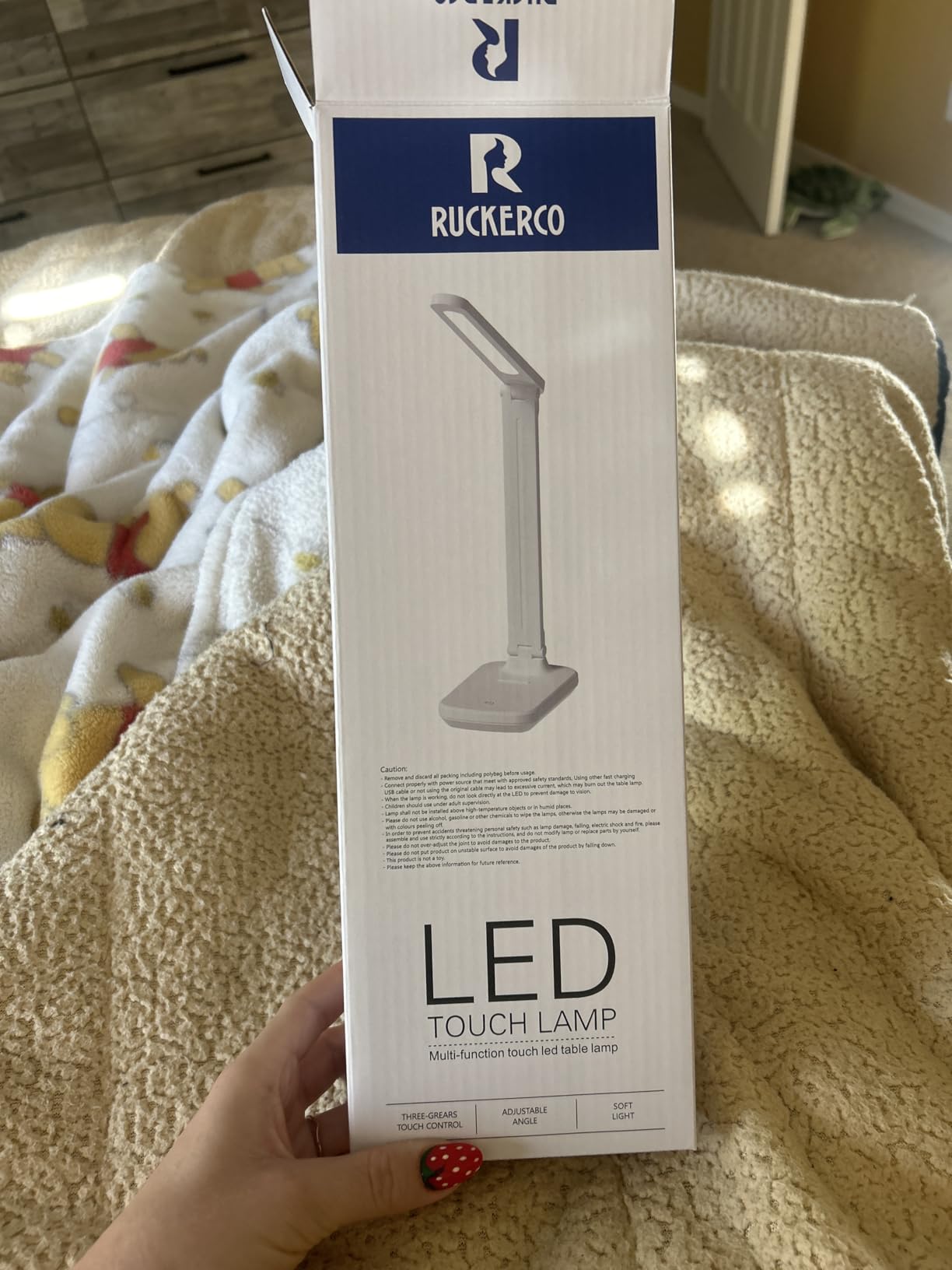 R RUCKERCO Led Desk Lamp Dimmable Desk Light Reading Lamp 3 Lighting Modes, Eye Protection Accessories, Study Desk Lamp Equipped USB Charger Suitable for Home Office customer photo 1