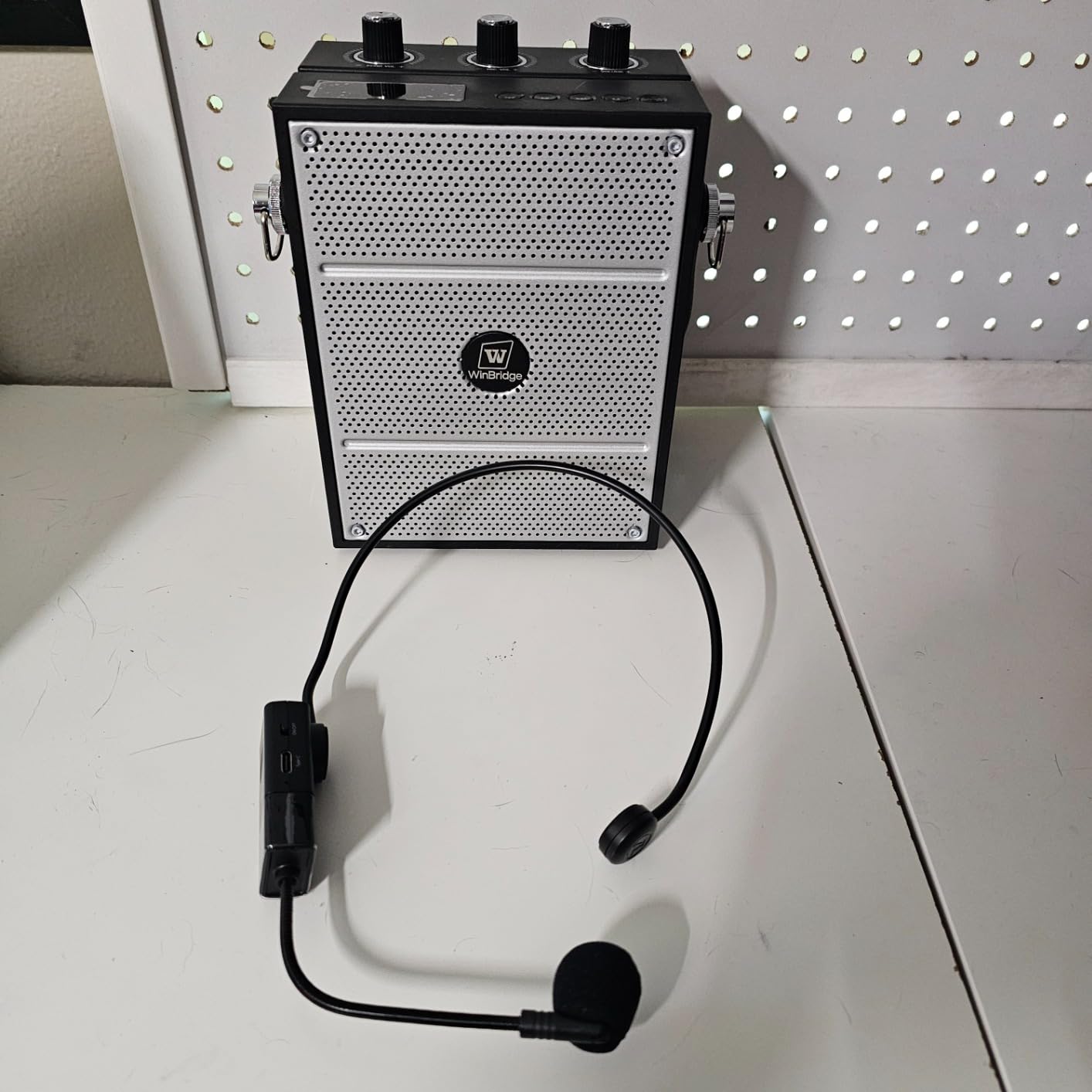Voice Amplifier, 50W Bluetooth PA Speaker with Wireless Headset Mic | For Teachers, Trainers, Guides, Classrooms, Meetings & Events, Adjustable Shoulder Strap, All-Day Rechargeable, USB, TF & AUX customer photo 1