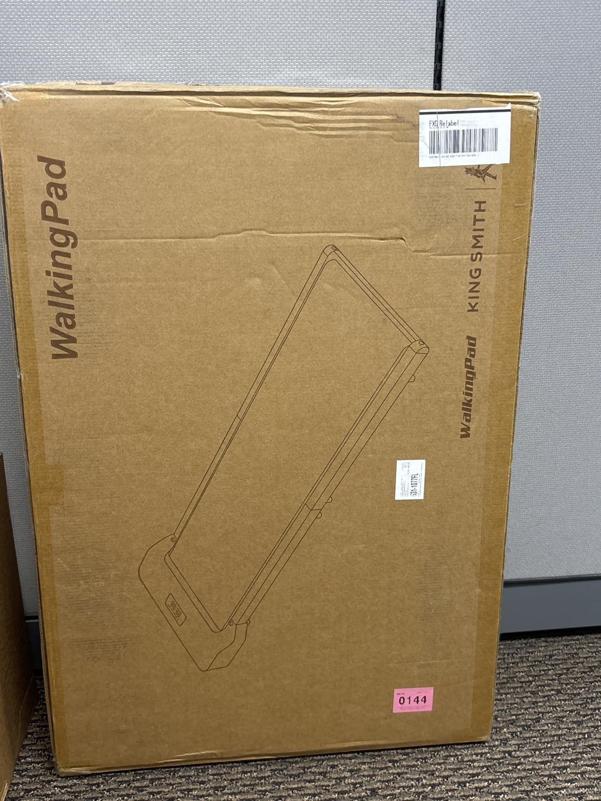 WALKINGPAD Foldable Walking Pad for Home Office, Under Desk Treadmill with Adaptive Speed Control, Compact Design for Small Spaces, No Assembly Needed customer photo 2