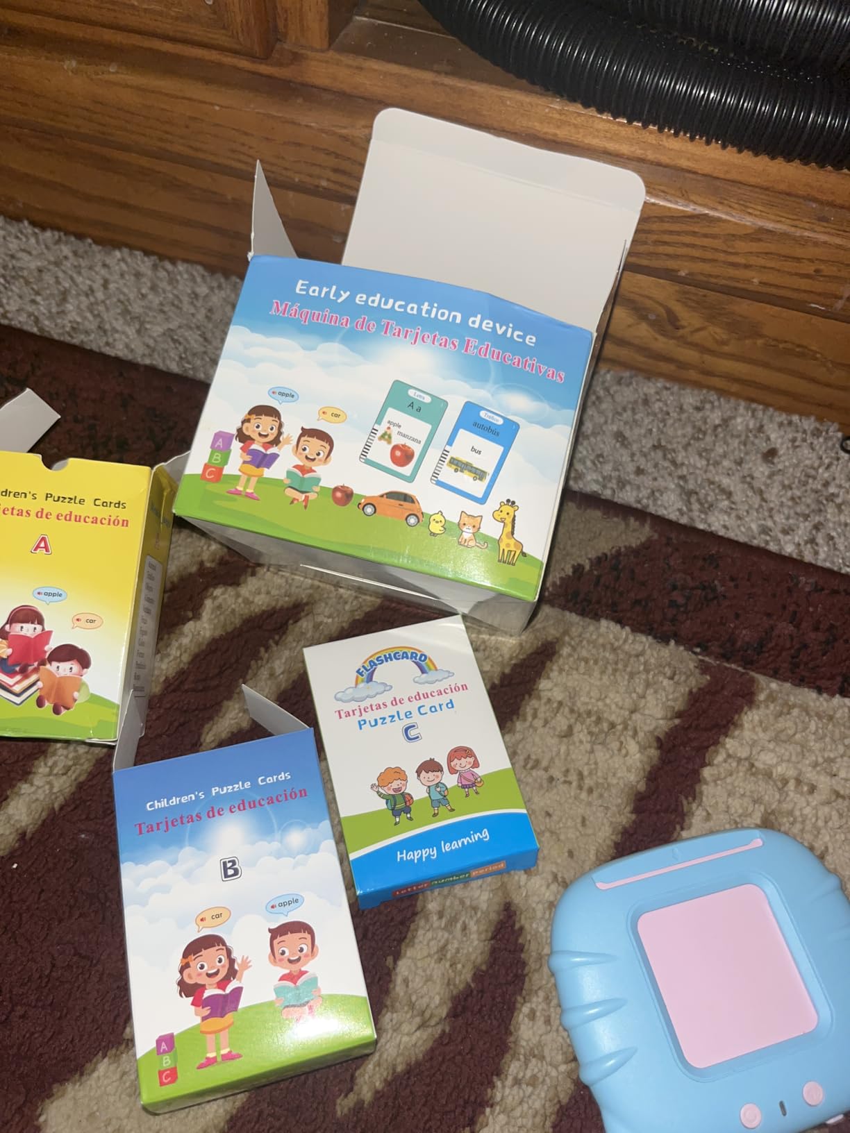 Airbition Talking Flash Cards for Toddlers 1 2 3 4 Year Olds, Montessori Language Learning Toys with 224 Words customer photo 2