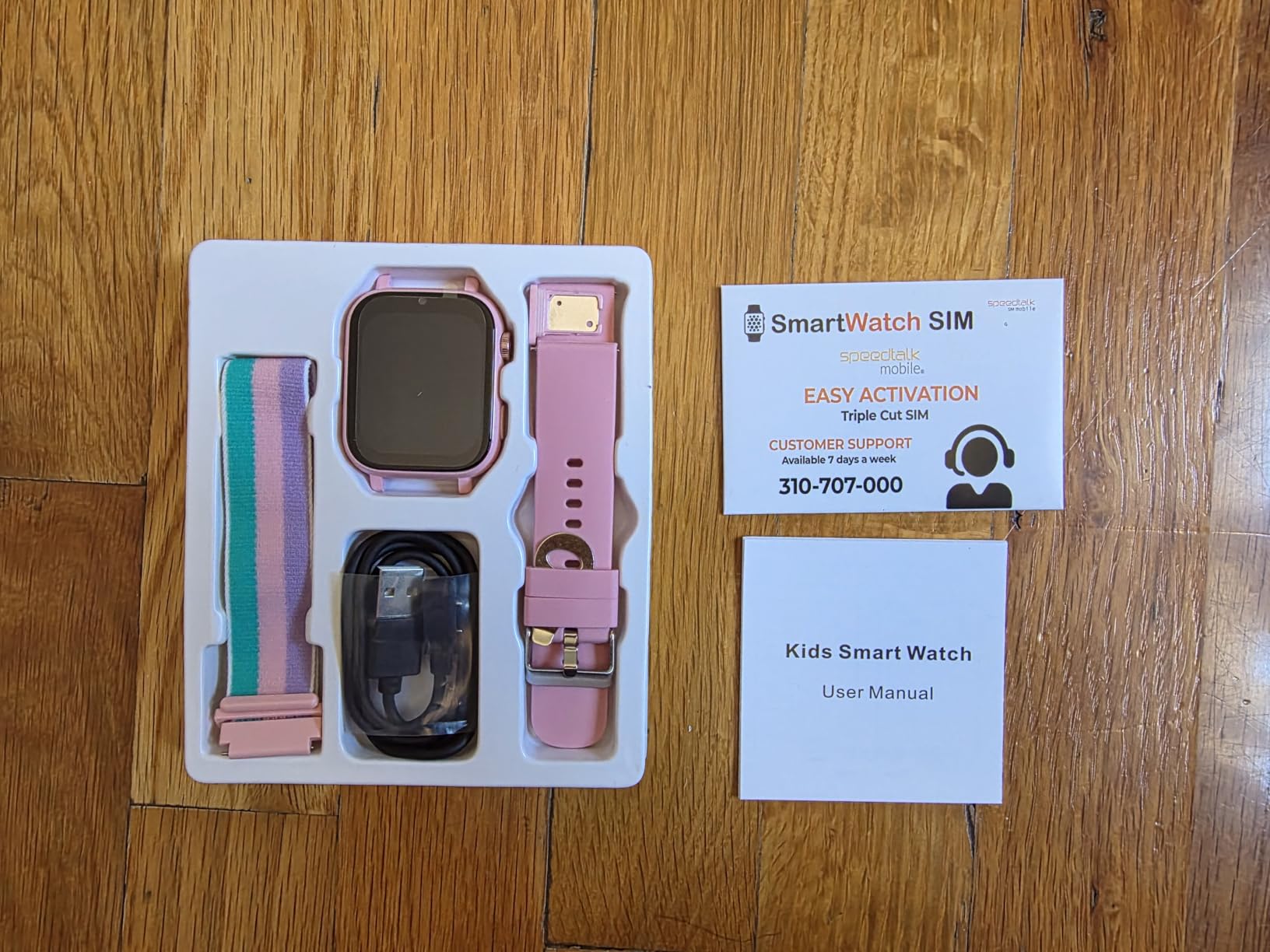 4G Kids Smart Watch Phone GPS, Smartwatch for Boys Girls Ages 4-12 Years with Video Call Chat Class Mode SOS Camera Alarm Games Parental App Touch Watch Gifts for Children (Includes SIM Card) Grey customer photo 1