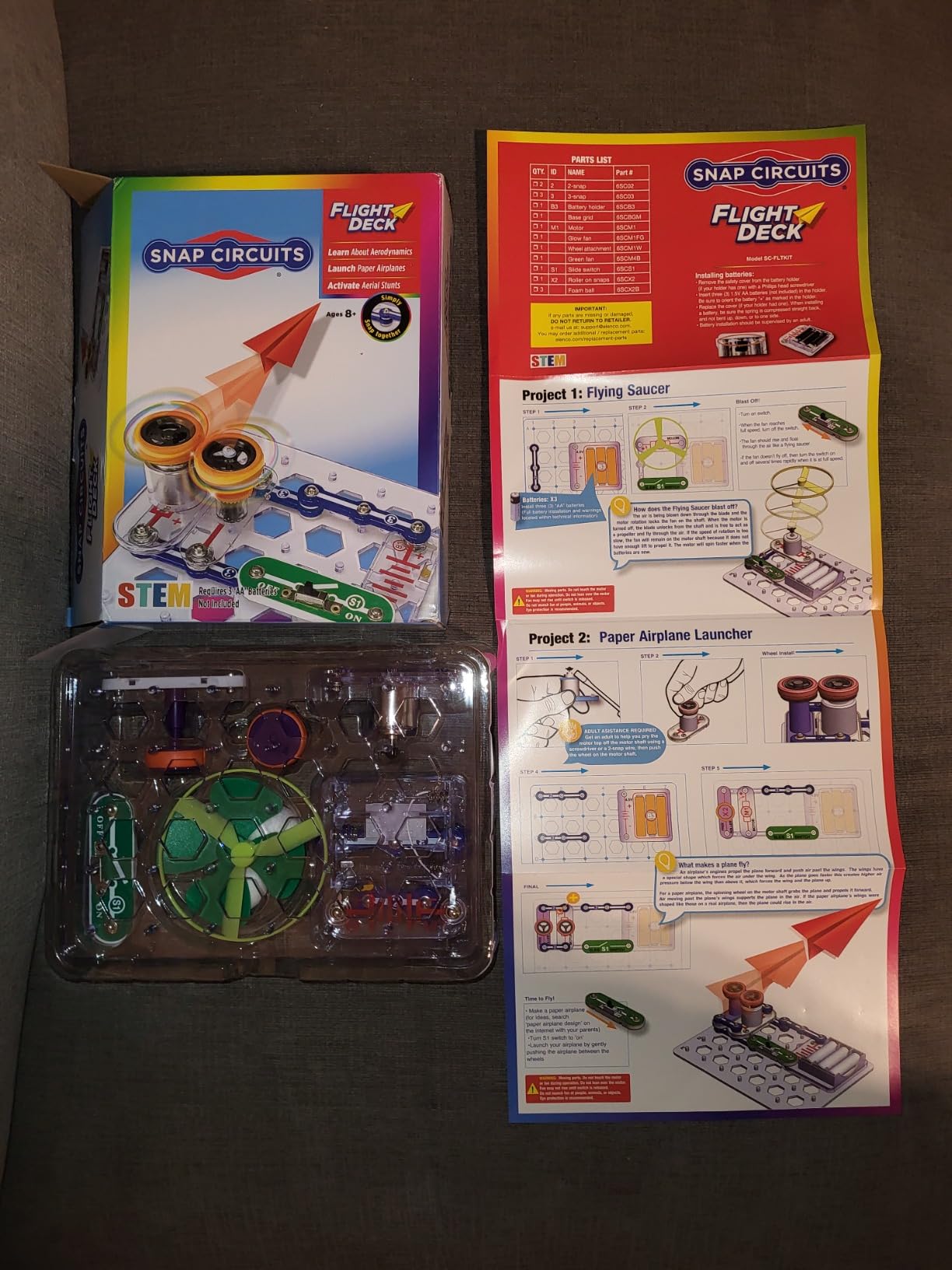 Snap Circuits Flight Deck Science/STEM Toy Kit | Ages 8+ | Construction Gift for Boys and Girls customer photo 1