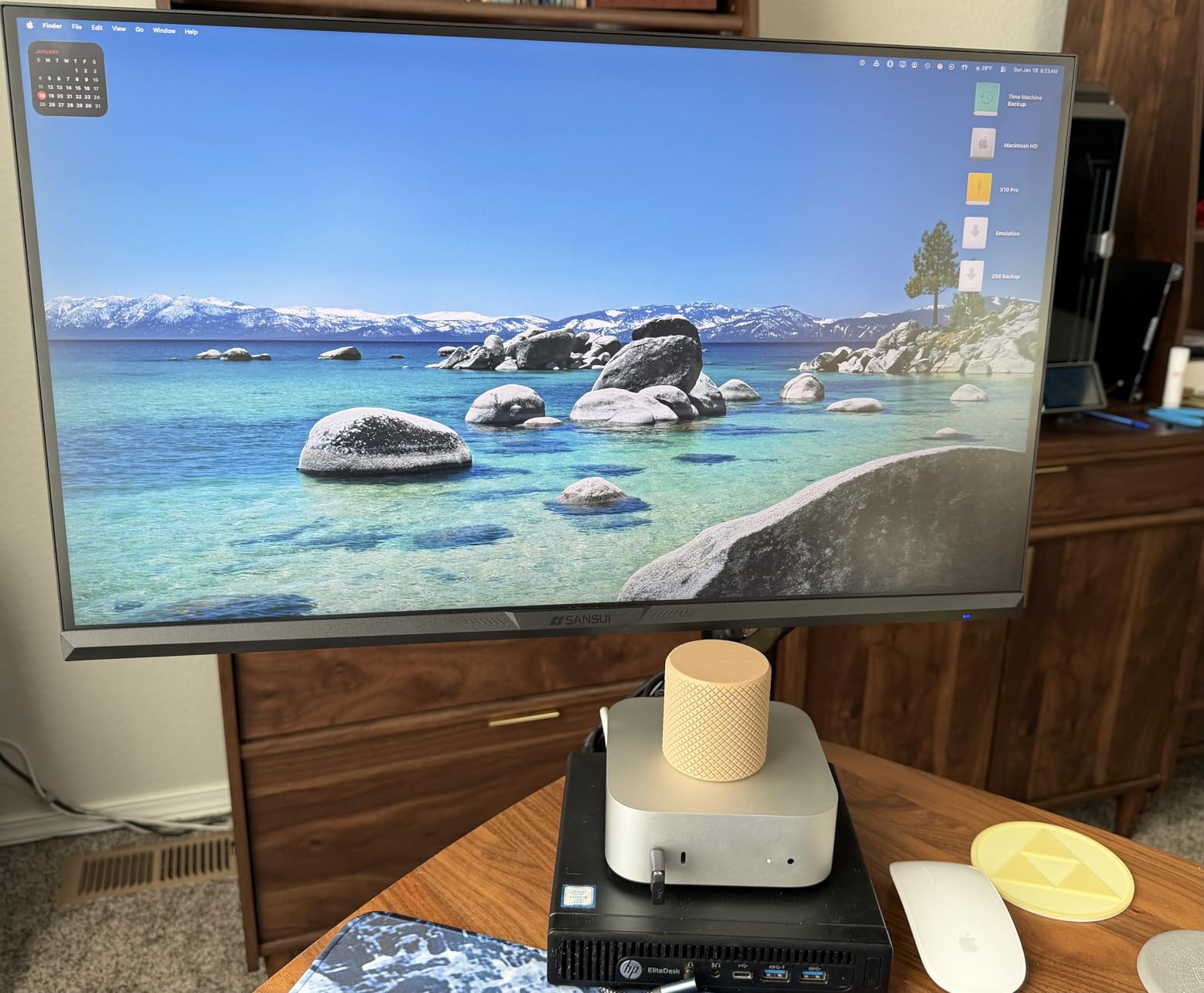 HUANUO Single Monitor Mount, 13 to 32 Inch Gas Spring Monitor Arm, Adjustable Stand, Vesa Mount with Clamp and Grommet Base - Fits 4.4 to 19.8lbs LCD Computer Monitors customer photo 2