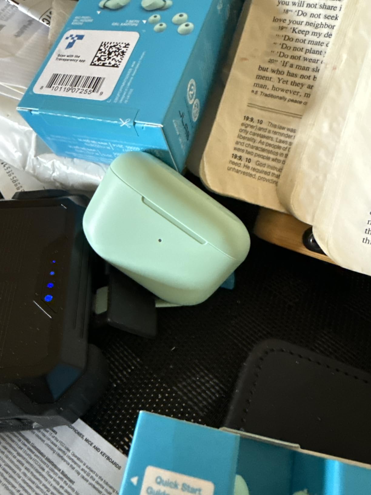 JLab Go Air Pop+, True Wireless Earbuds, Bluetooth Earbuds with Microphone, Dual Connect, EQ3 Sound, Mint Green customer photo 2