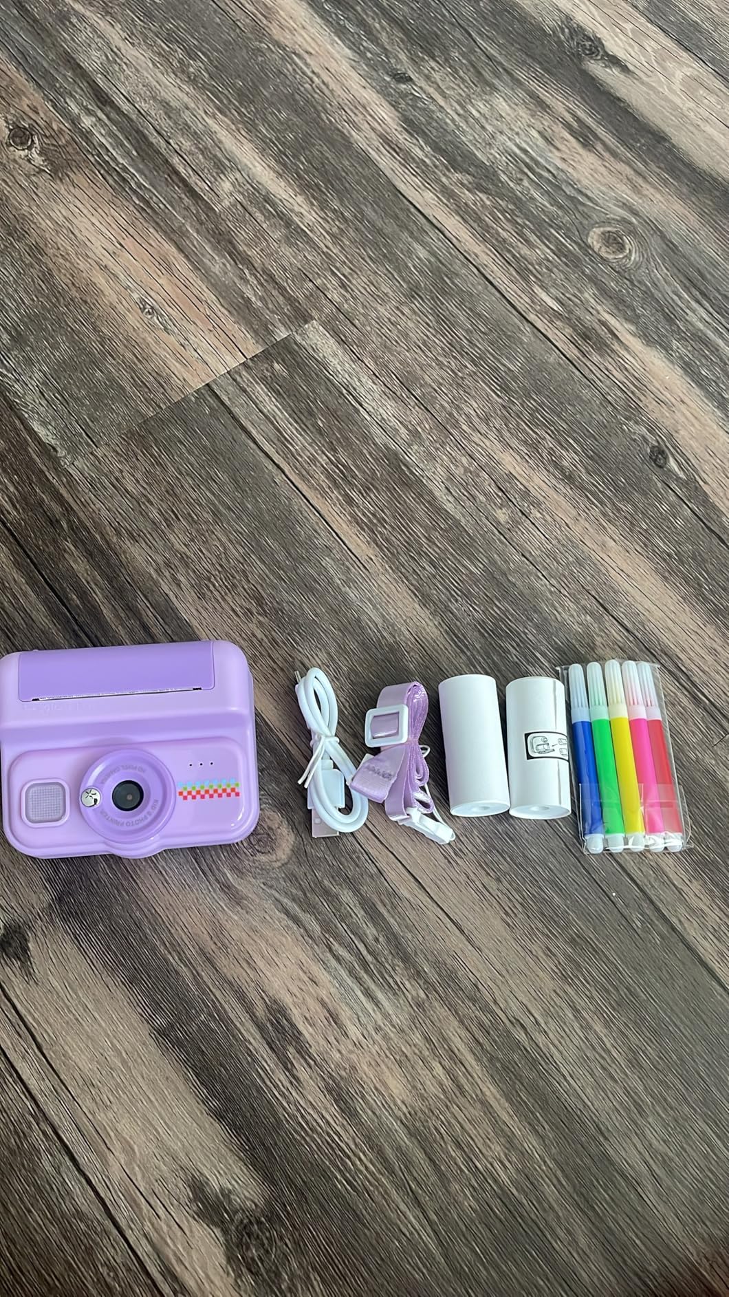 HiMont Kids Instant Print Camera, 1080P HD Kids Camera Instant Print with 3 Rolls Print Paper & 32GB Card, Ideal Kid Toys Gifts for Boys & Girls Age 3-14 (Black) customer photo 2