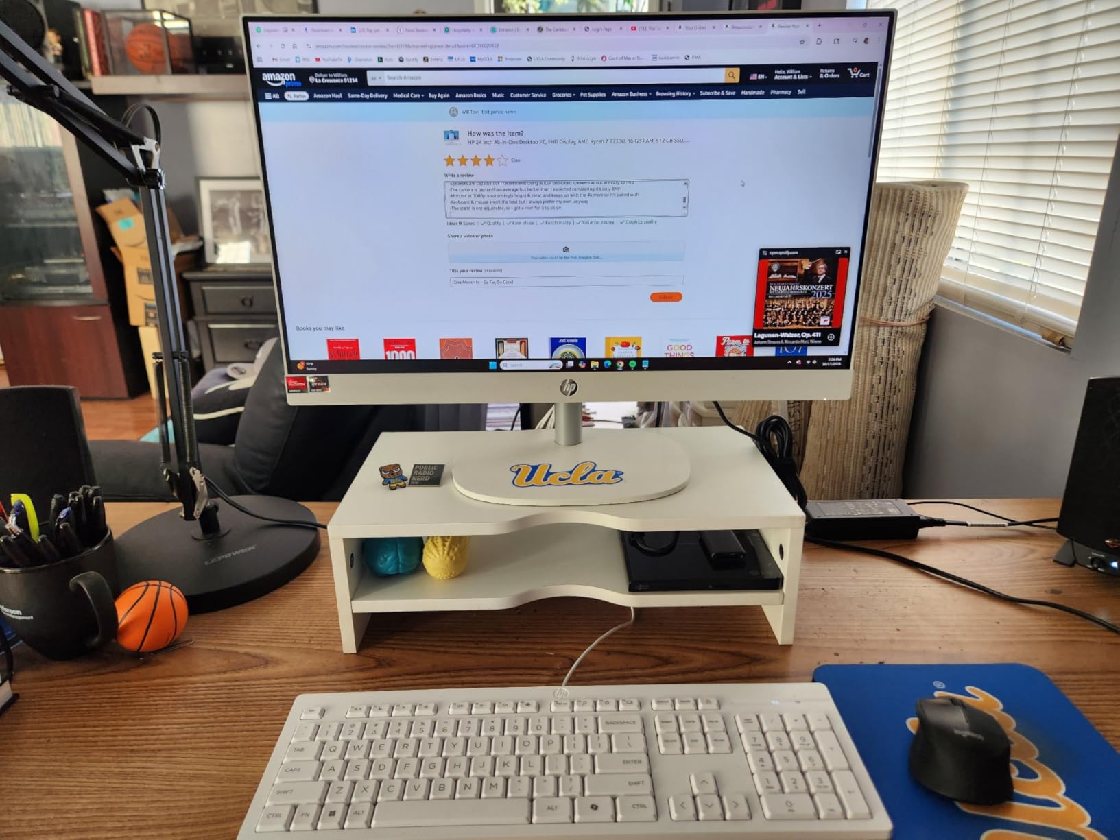 HP 24 inch All-in-One Desktop PC, FHD Display, AMD Ryzen 7 7730U, 16GB RAM, 512GB SSD, AMD Radeon Graphics, Windows 11 Home (2024) customer photo 1