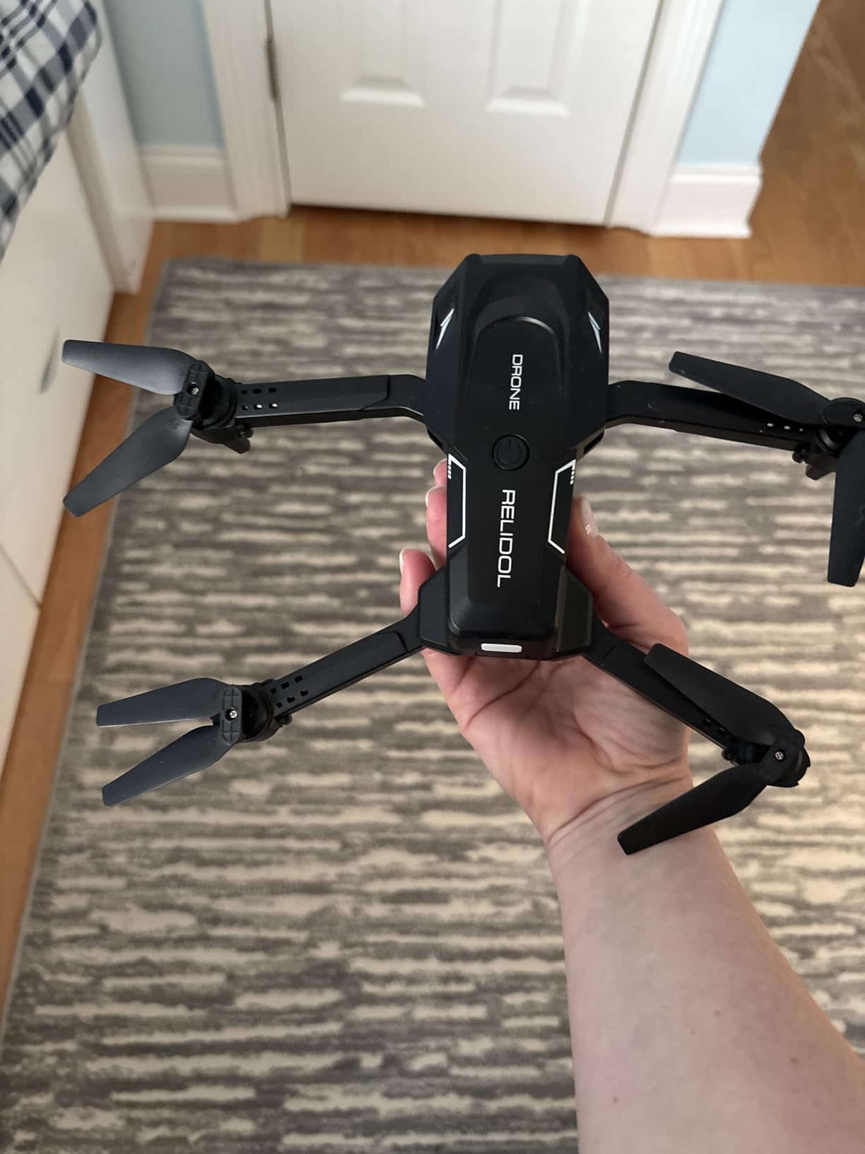 Drone with 1080P Camera - Foldable Remote Control RC Quadcopter FPV Drone | Camera Drone with Gesture Control, 3D Flip, One Key Start, Emergency Stop, 2 Batteries, Toy Drone for Kids Adult Beginners customer photo 1