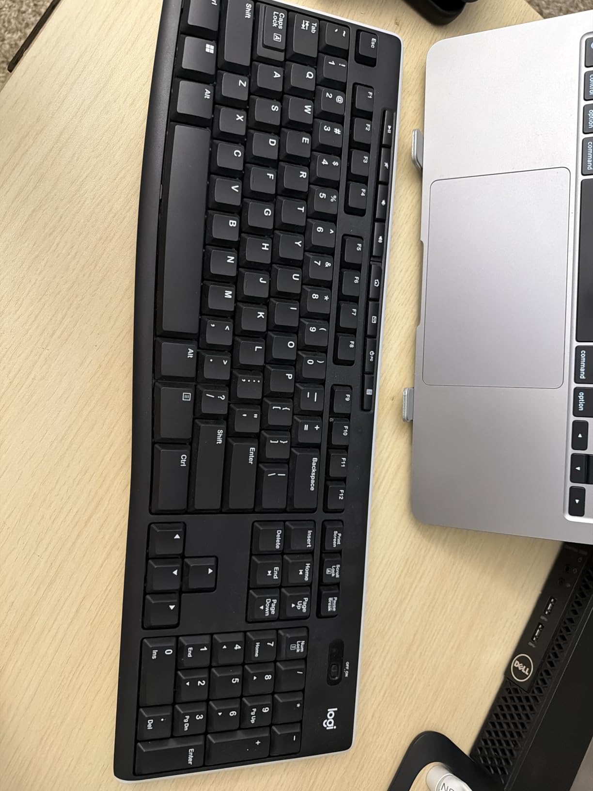 Logitech K270 Wireless Keyboard for Windows, 2.4 GHz Wireless, Full-Size, Number Pad, 8 Multimedia Keys, 2-Year Battery Life, Compatible with PC, Laptop - Rose customer photo 1