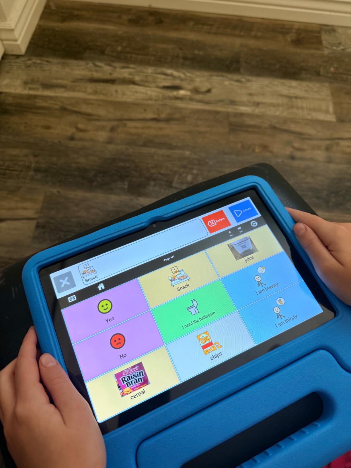 TalkingTiles AAC Device for Autism and Speech Therapy - Communication Tablet for Nonverbal, Speech Delay, and Non-Speaking Talker Tool - Alternative to PECS Cards and Speller Board customer photo 1
