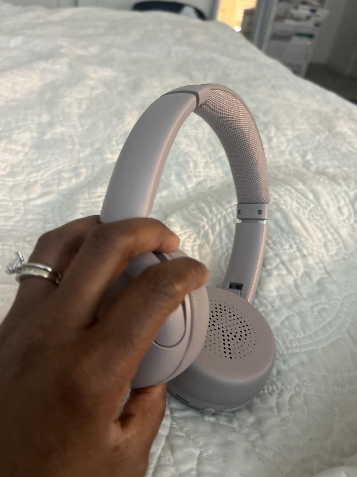 JLab Go Lux ANC, On Ear Headphones, Active Noise Cancelling, Bluetooth, MultiPoint Connection customer photo 2