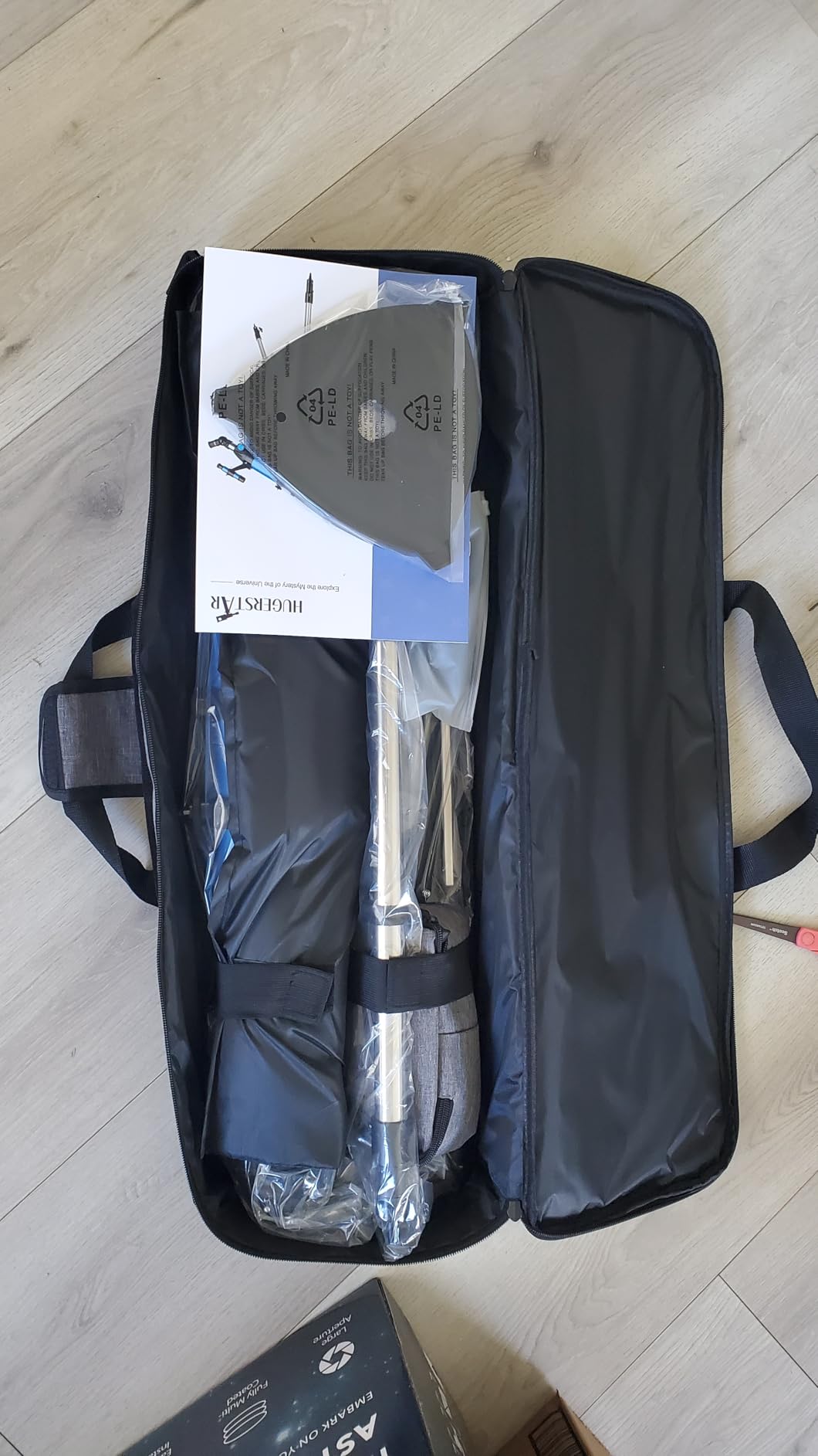 Telescope for Adults High Powered, 90mm Aperture 800mm Professional Refractor Telescope for Adults Astronomy Beginners with AZ Mount Stainless Tripod, Carry Bag and Moon Filter customer photo 1