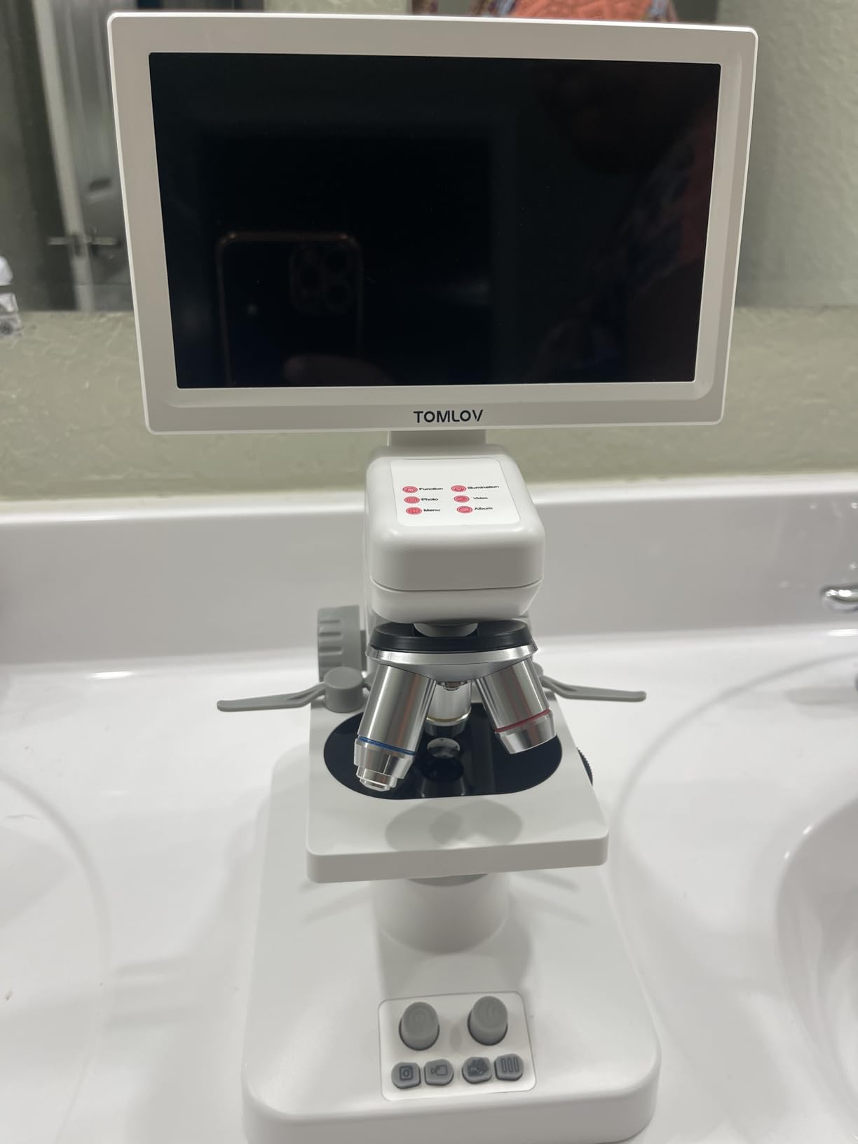 TOMLOV DM301 Pro Microscope for Kids Adults Students, 7