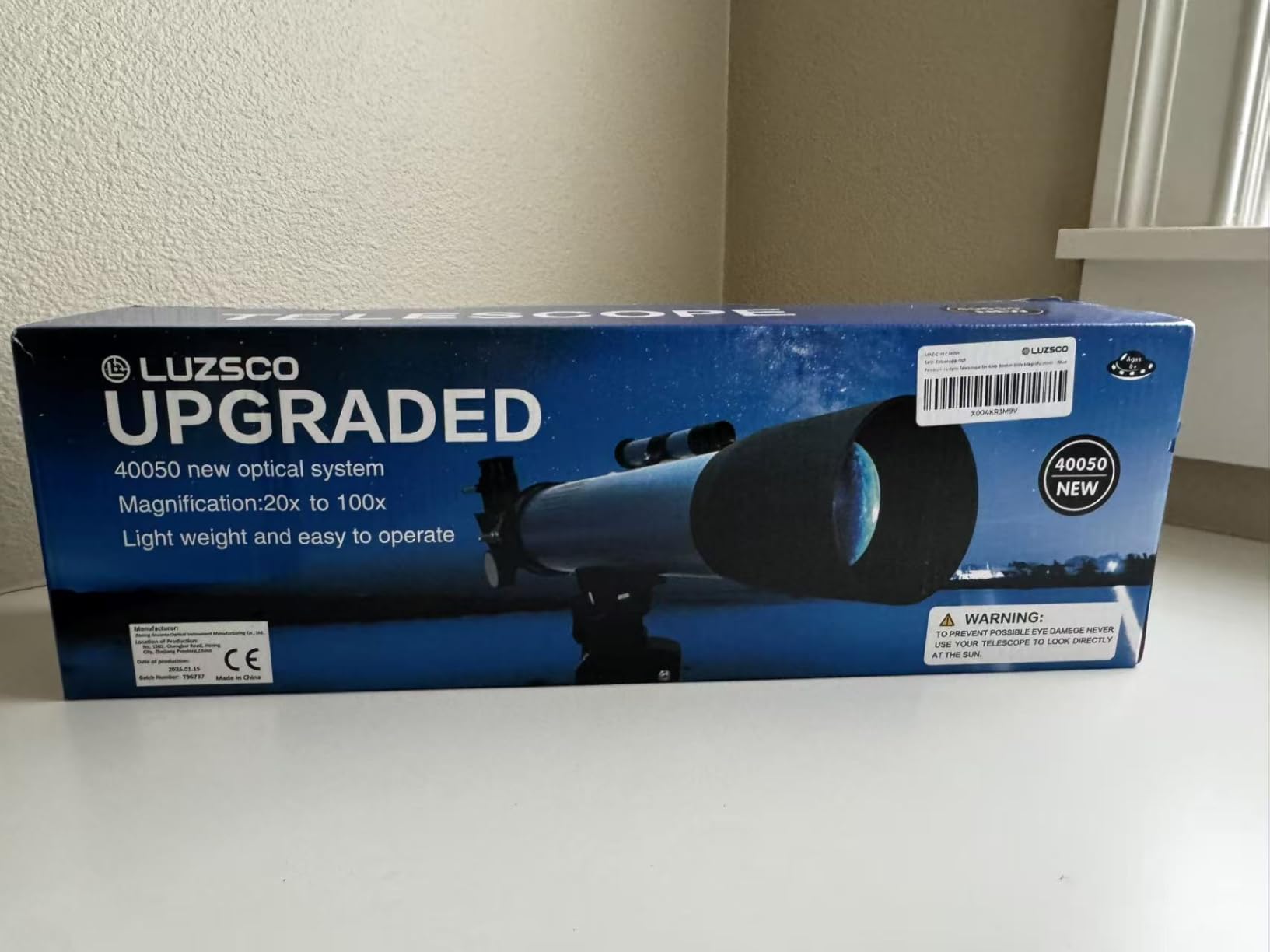Telescope for Kids, 50mm 100x Beginner Telescope with Tripod | 2 Eyepieces, Finder Scope, Portable Design, STEM Astronomy Learning, Educational Gift for Boys & Girls Ages 6-12 customer photo 2