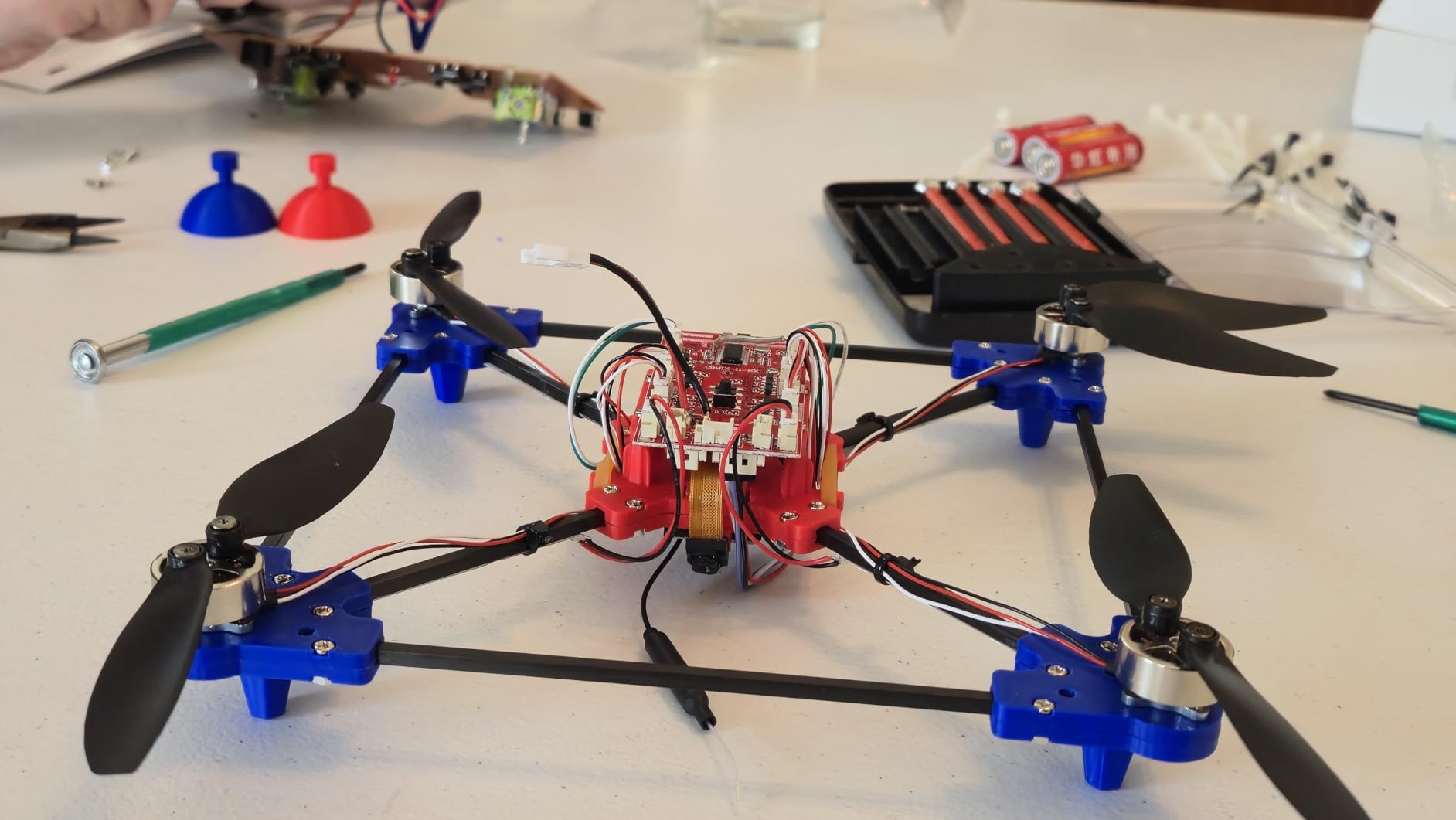 DIY Drone Kit with Brushless Motor & Dual Camera - STEM Building Project with Optical Flow Hovering, 360 Flips, One-Click Controls for Beginners to Learn Drone Engineering customer photo 1