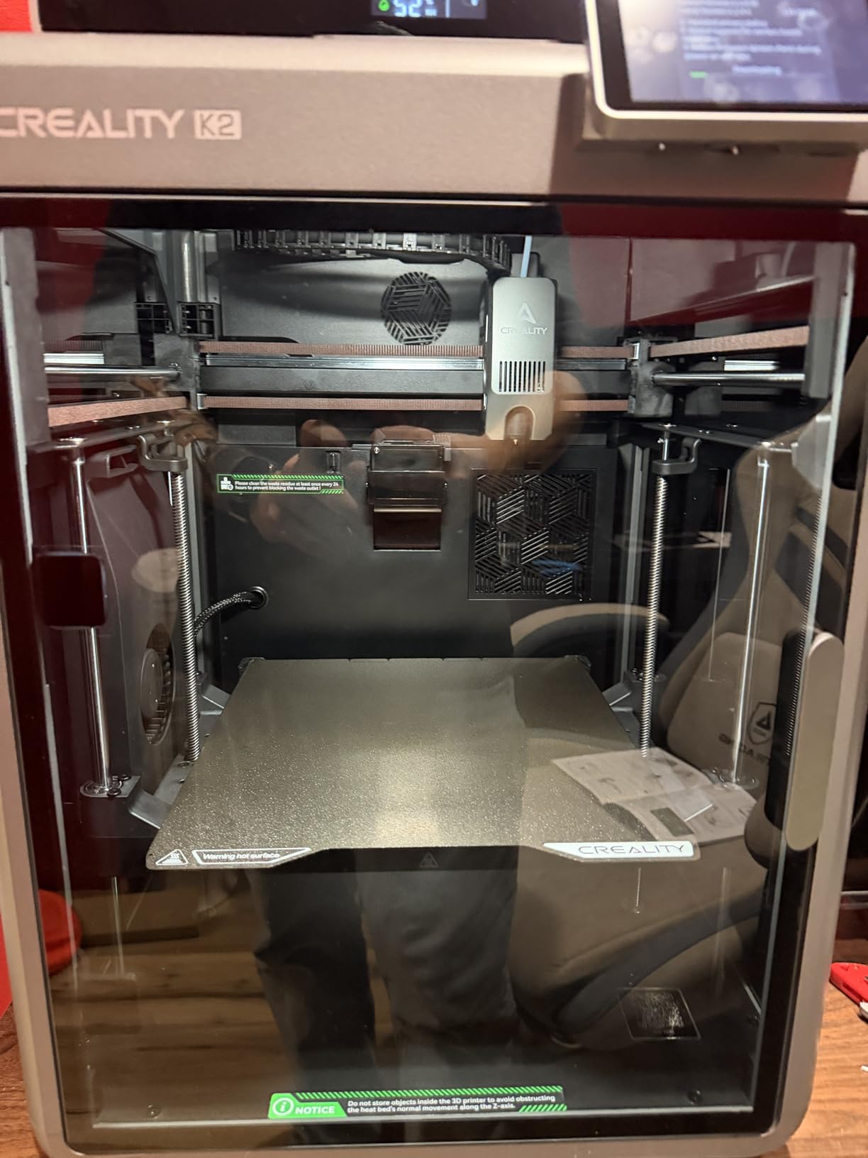 Creality K2 Combo (A) 3D Printer, Multicolor Printing with CFS, 600mm/s Printing Speed, 95% Pre-Assemble, Smart AI Camera & Auto Leveling, Next-Gen Direct Drive Extruder, Build Volume 260x260x260mm customer photo 1