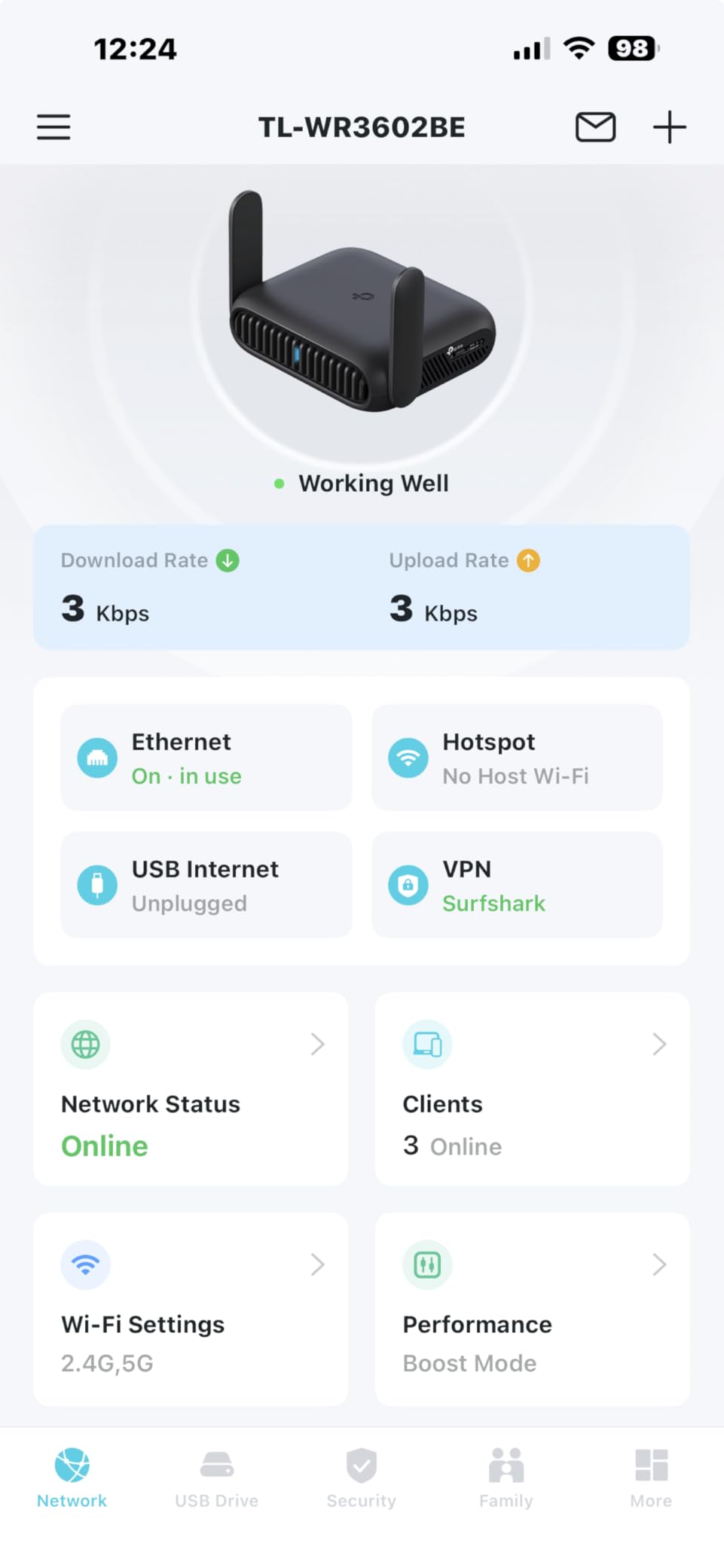 TP-Link Roam 7 BE3600 Wi-Fi 7 Portable Travel Router | Dual-Band, 2.5G Port, USB 3.0 | Multi-Modes in One | OpenVPN, WireGuard | Public WiFi Sharing for Hotel/Cruise/RV/Plane | No 6 GHz | TL-WR3602BE customer photo 1