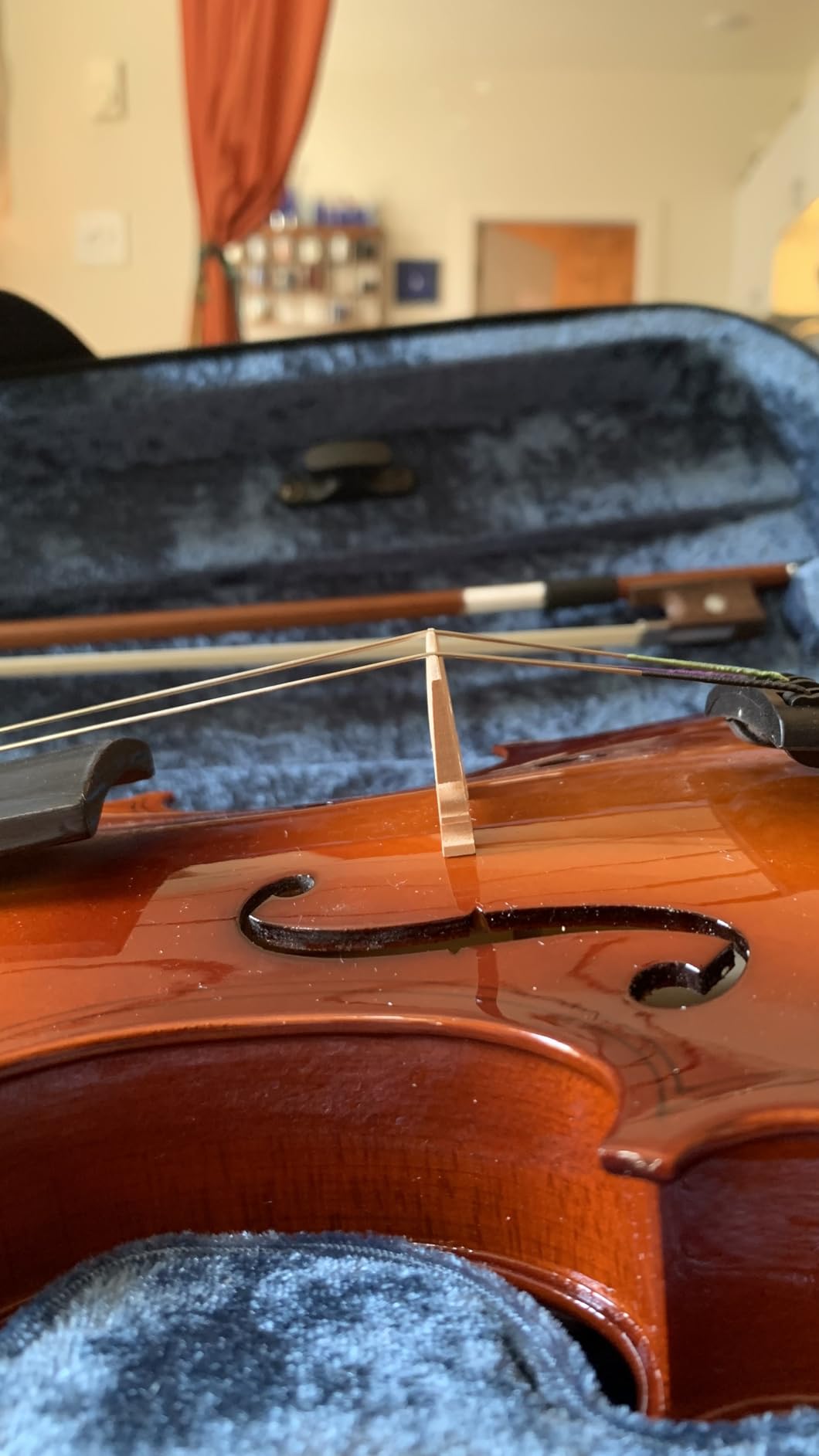 Vangoa Violin 4/4 Full Size Set, Handcrafted Entry Level Acoustic Violin Set with Lightweight Hard Case, Suitable for Beginners, Teens, 12+, Adults, Right Handed Players customer photo 2