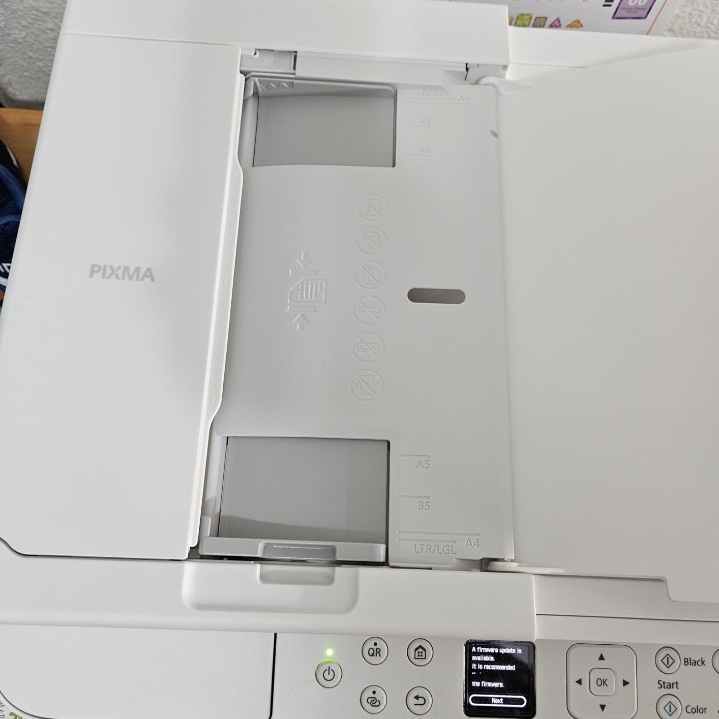 Canon PIXMA TR7120 Wireless Color Inkjet Printer for Duplex Printing, White - Home Printer with Copier/Scanner, Auto Document Feeder, Compact Design, Intuitive Control Panel customer photo 2