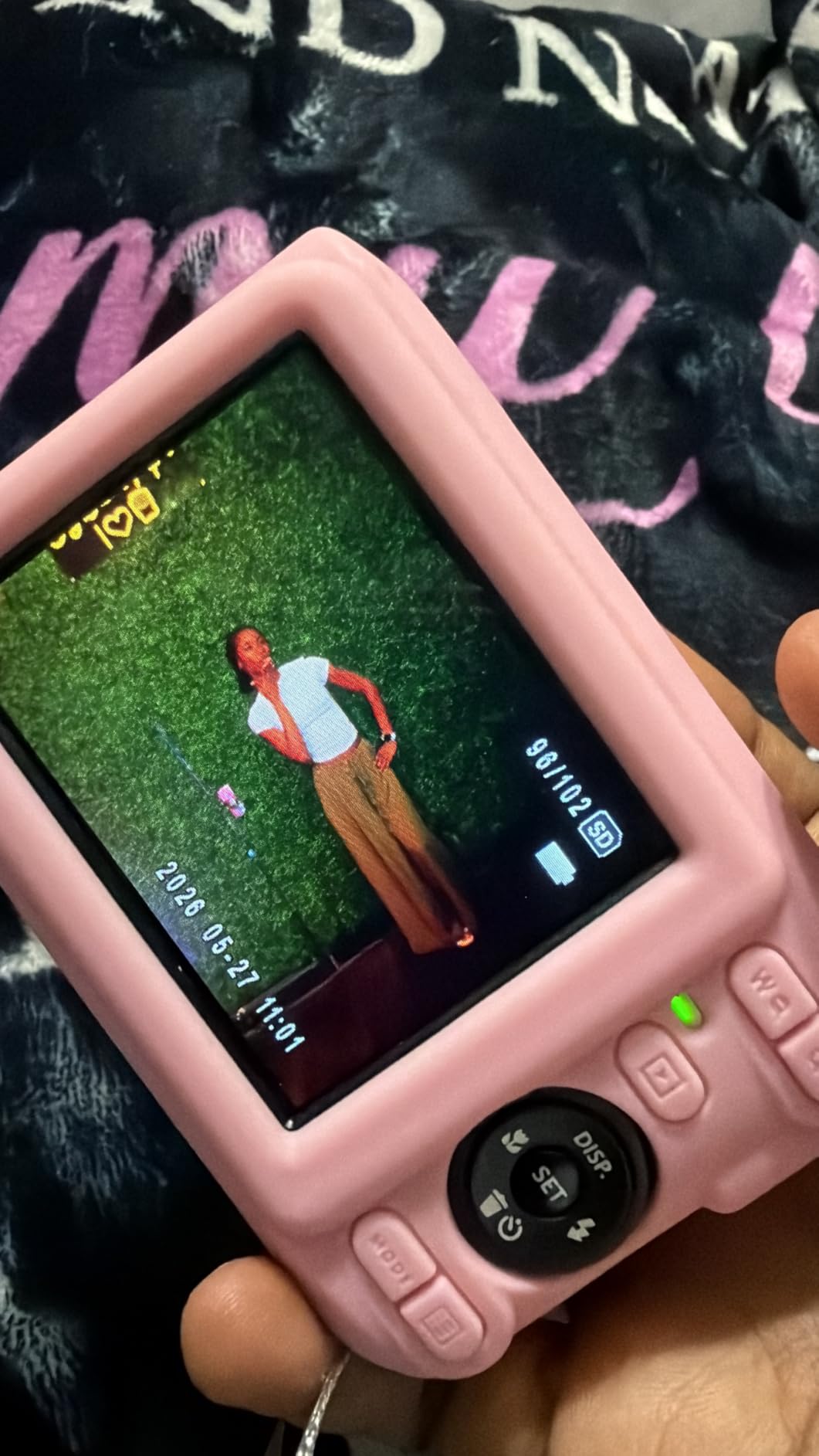 Kodak PIXPRO FZ45 16MP Point and Shoot Digital Camera with 4X Optical Zoom - Compact 27mm Wide Angle Lens for Clear Photos - 2.7 Inch LCD Screen for Families and Travelers - Pink customer photo 1
