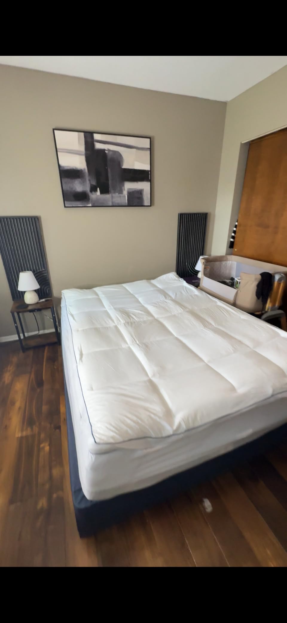 Dual Layer 4 Inch Memory Foam Mattress Topper Twin XL, 2