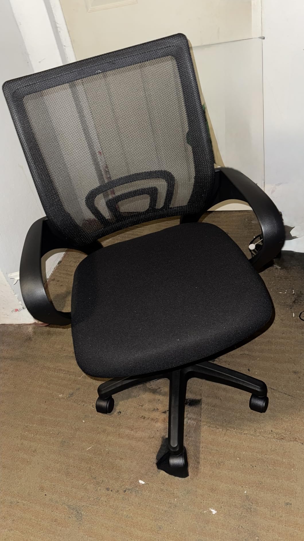NEO CHAIR Office Desk Computer Chair Ergonomic Mesh Gaming Cushion Seat with Comfy Lumbar Mid Back Support Adjustable Height Swivel Rolling Wheels for Home Task, Mesh Black customer photo 2