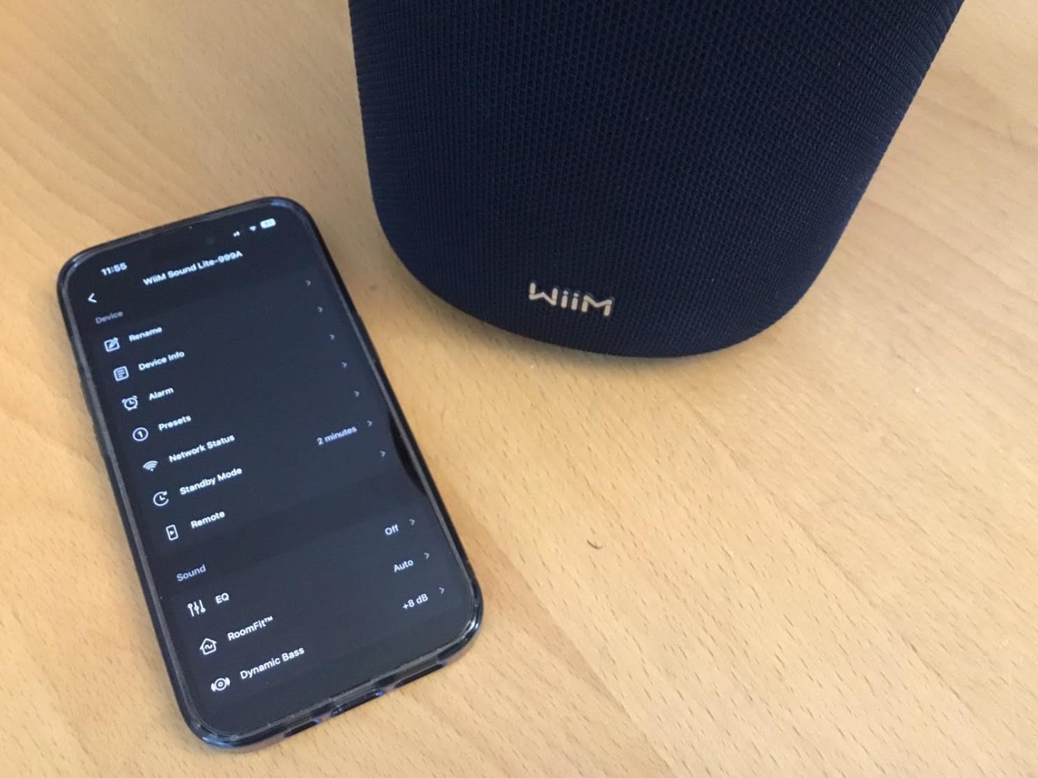 WiiM Sound Lite Smart Speaker, Hi-Res 24-bit/192 kHz, AI RoomFit Room Correction, 100W Peak, Wi-Fi 6E/Bluetooth 5.3 customer photo 1