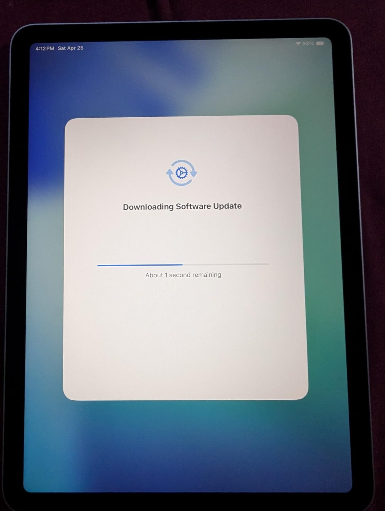 Apple iPad Air 11-inch (M4): Liquid Retina Display, 128GB, 12MP Front/Back Camera, Wi-Fi 7 with Apple N1, Touch ID, All-Day Battery Life - Purple customer photo 2