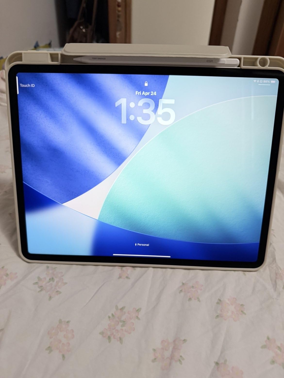Apple iPad Air 13-inch (M4): Liquid Retina Display, 256GB, Wi-Fi 7, Touch ID, All-Day Battery Life - Purple customer photo 1