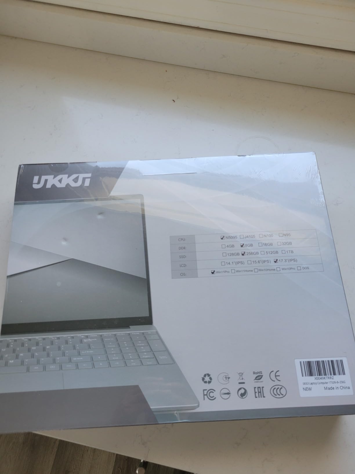 17 Inch Laptop with Ryzen 5, 8GB RAM, 512GB SSD, FHD IPS Display, Backlit Keyboard, Webcam,RJ45, Dual Wi-Fi, Bluetooth 5.0, HDMI, USB 3.0, Type-C Full Function customer photo 2