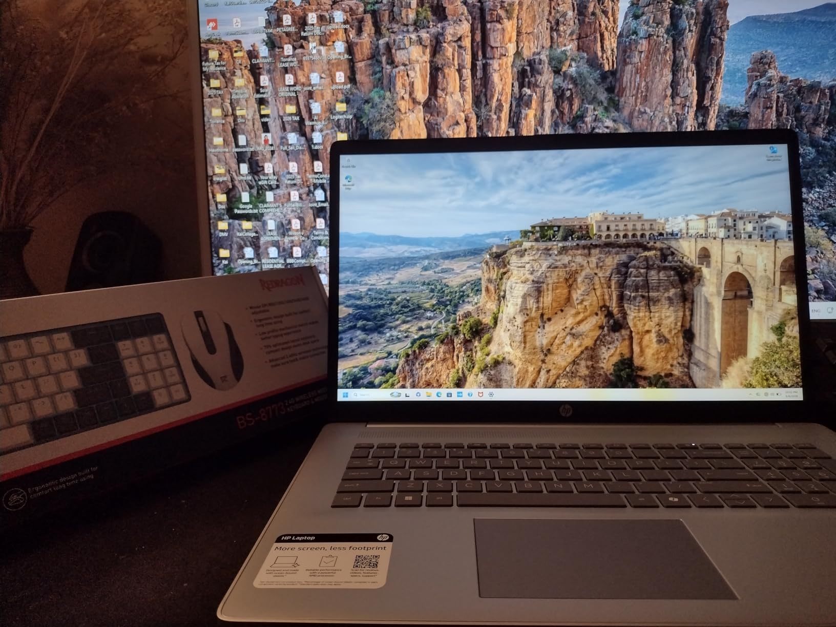 HP 17 Inch Laptop for Business, Office 365 for the Web, 20GB RAM & 512GB SSD, AMD Ryzen 5 7430U 6-Core Processor, FHD IPS Display, Windows 11 Pro, AI Copilot, Full Numeric KB customer photo 1