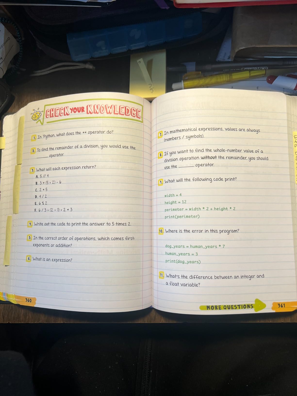 Everything You Need to Ace Computer Science and Coding in One Big Fat Notebook: The Complete Middle School Study Guide (Big Fat Notebooks) customer photo 1