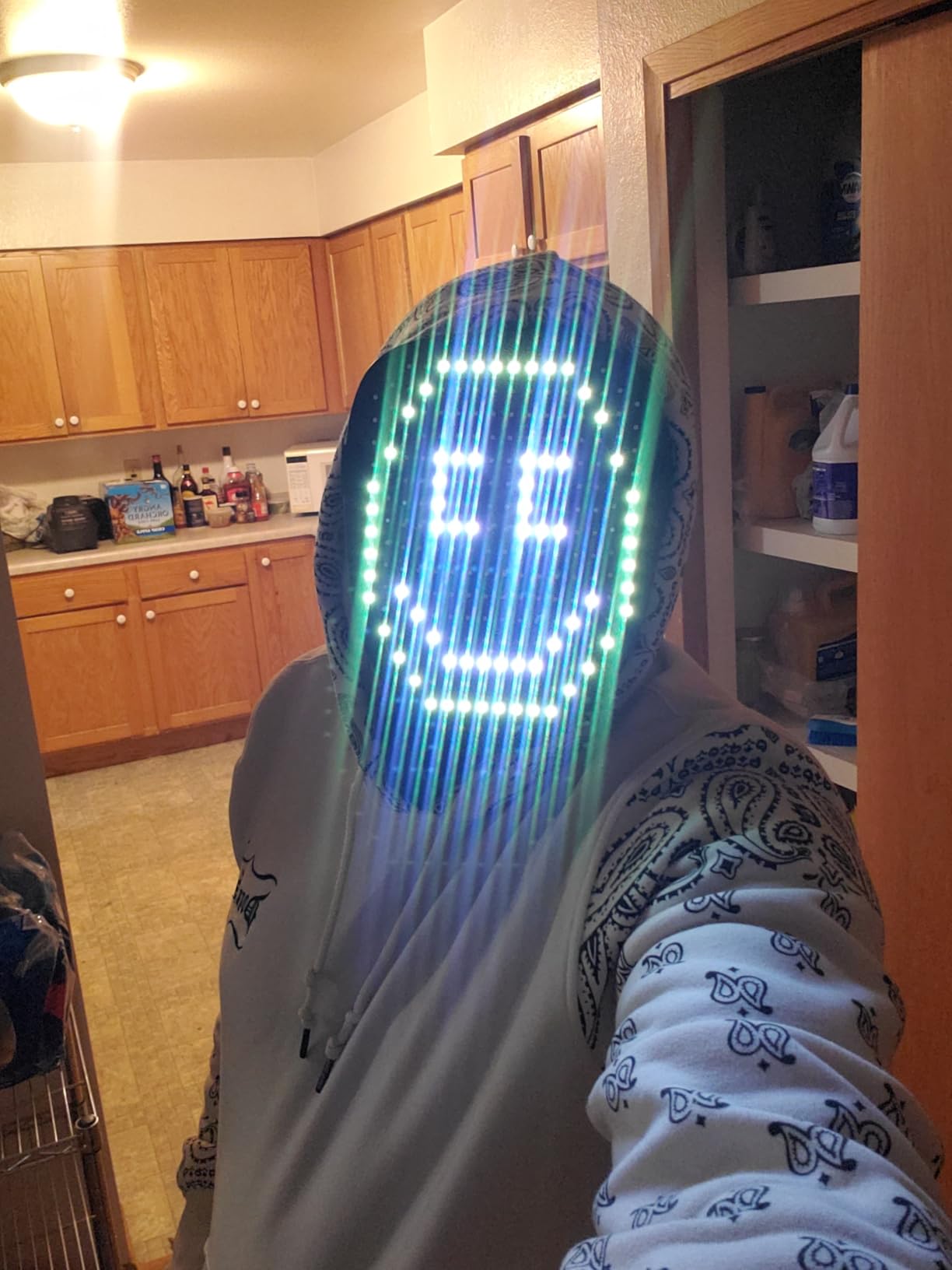 Depointer Life LED Mask Gesture Sensing Light up Mask, USB-C Rechargeable, Cool Gifts for Kids customer photo 2
