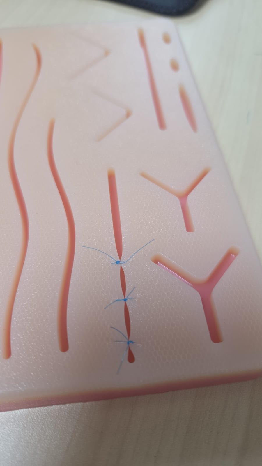 Suture Practice Kit with 240g Silicone Training Pad - Reusable Stitching Practice Set with Training Tools customer photo 2