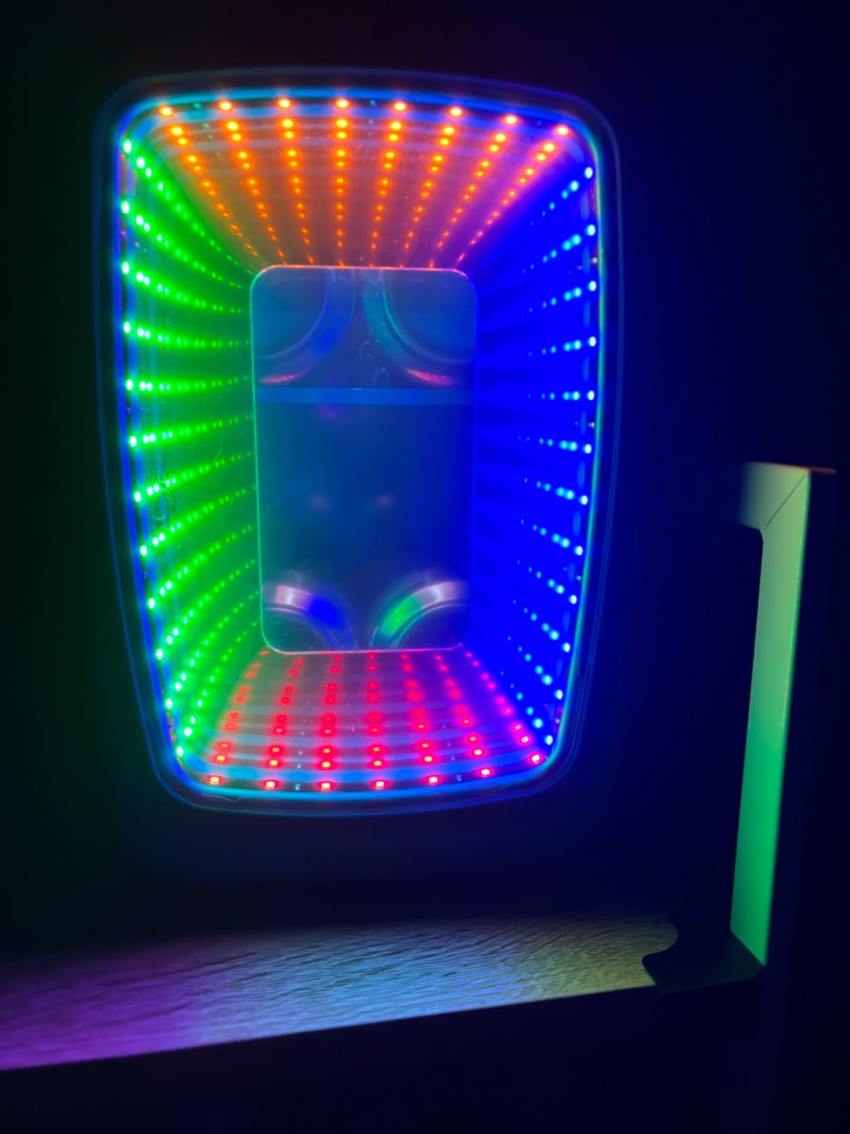 Frigidaire Gaming Light Up Mini Beverage Refrigerator, 6 Can, 4 Liters, Cooler with LED Lights customer photo 1