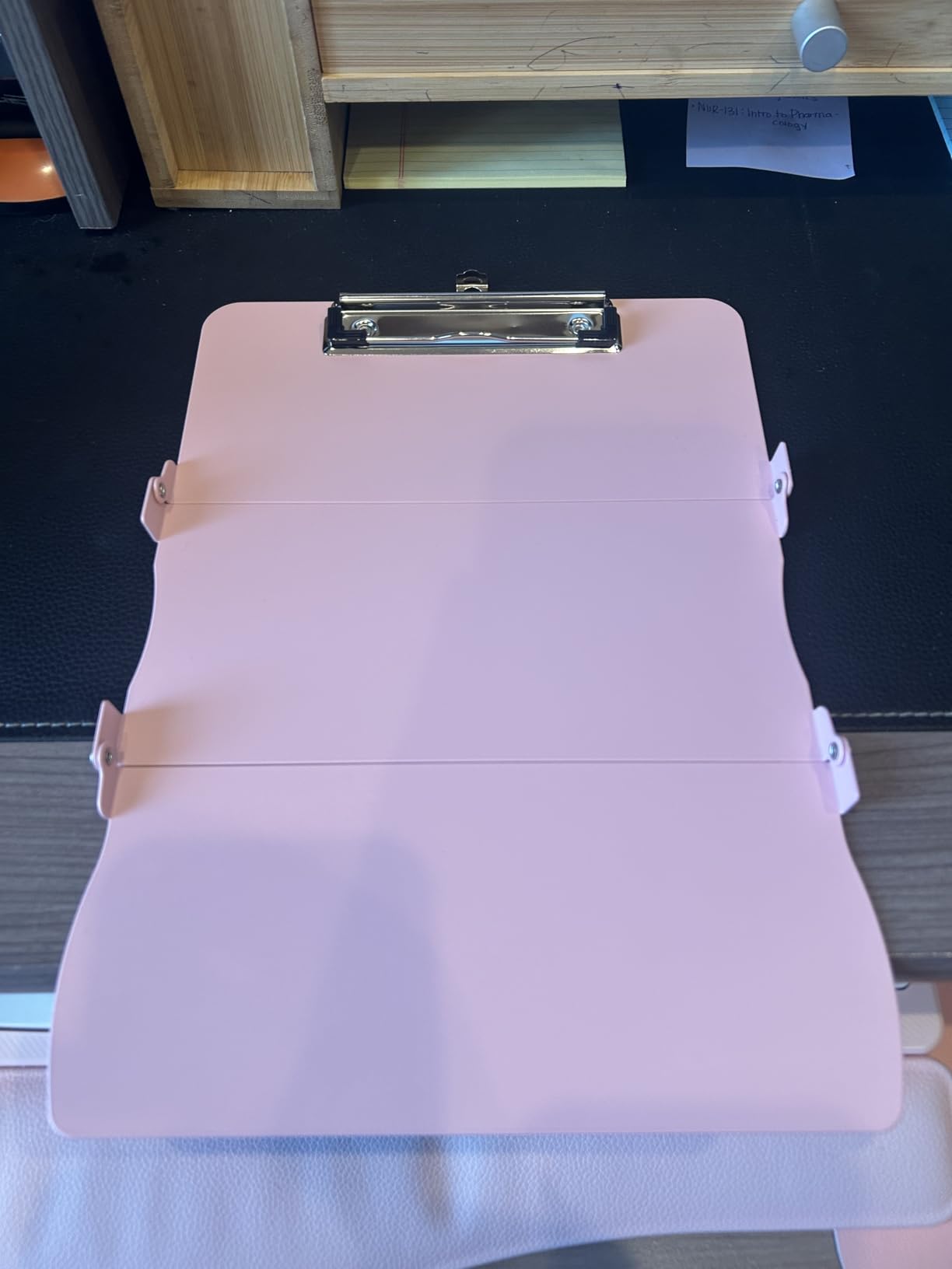 Nursing Clipboard Foldable with Cheat Sheets, Aluminum 3-Layer Foldable, Pocket Size for Nurses & Students customer photo 2