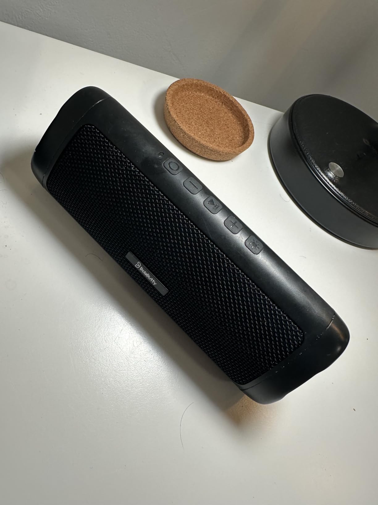 Bluetooth Speaker, 20W HD Sound, Portable Wireless, IPX5 Waterproof, Up to 24H Playtime - Pink customer photo 1