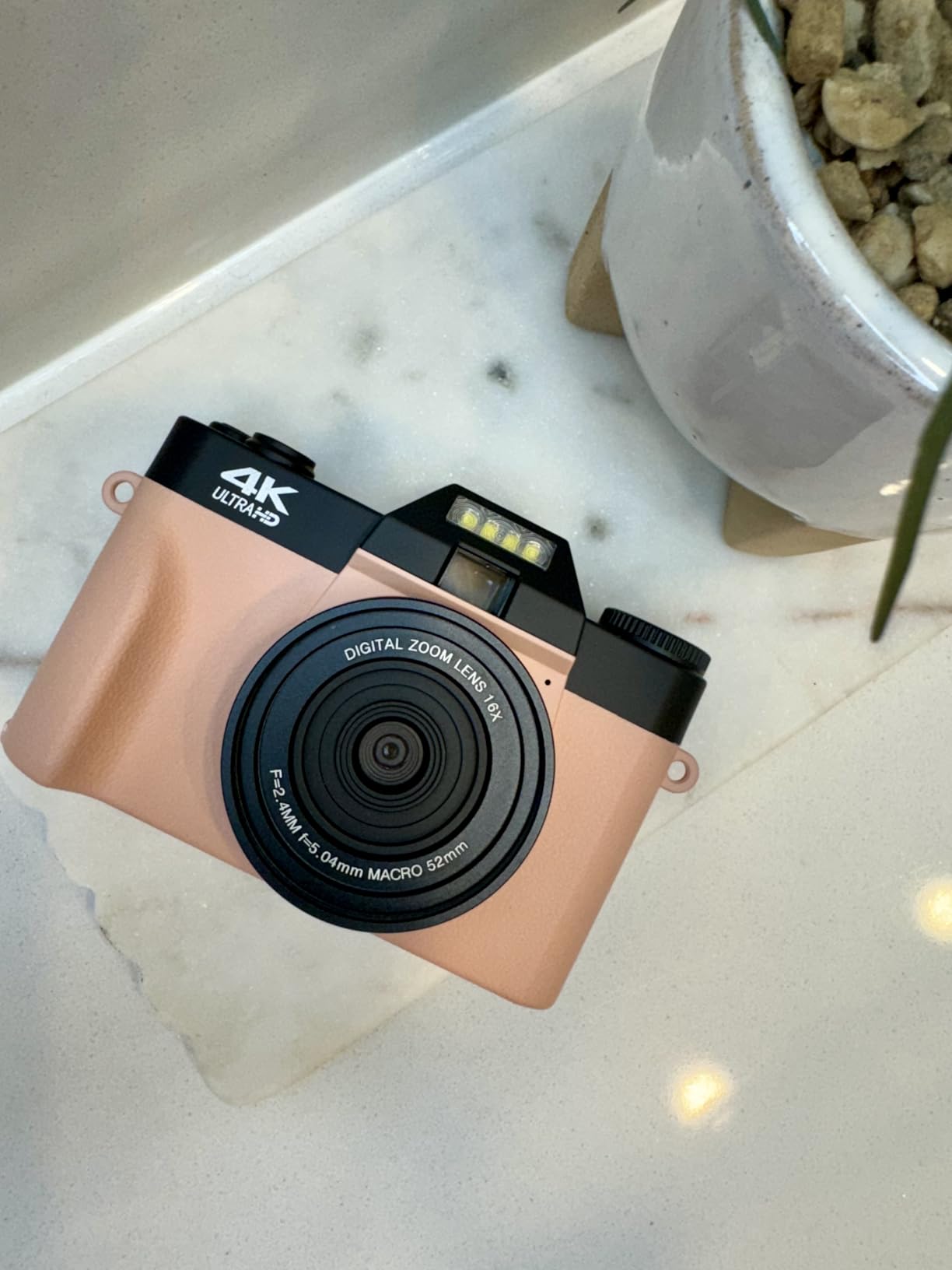 4K Digital Camera for Photography, 75MP WiFi Vlogging Camera for YouTube, 3