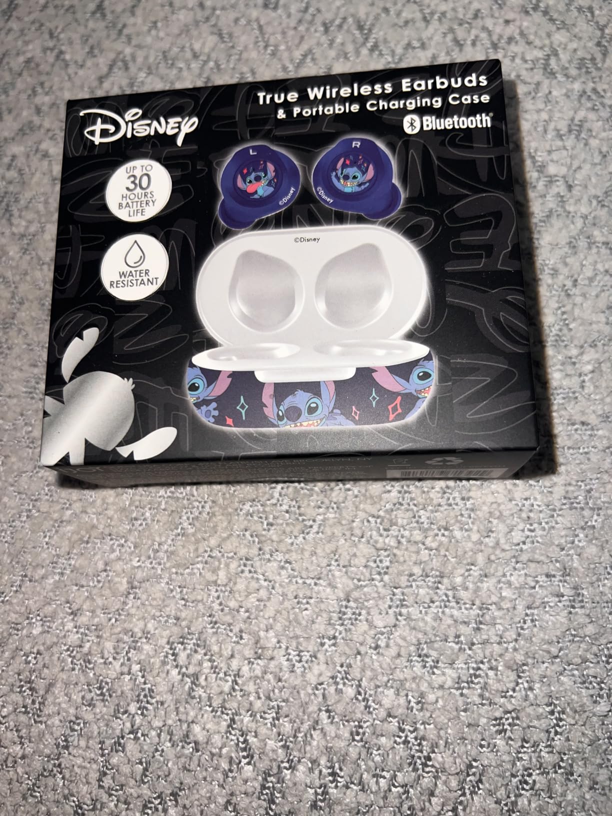 Disney Lilo and Stitch Bluetooth Earbuds w/Charging Case- Wireless Headphones w/Built-in Mic+ Up to 30 Hrs Playtime- Lilo and Stitch Gifts for Girls,Boys,Women,Men,All Fans of Lilo and Stitch Stuff customer photo 1