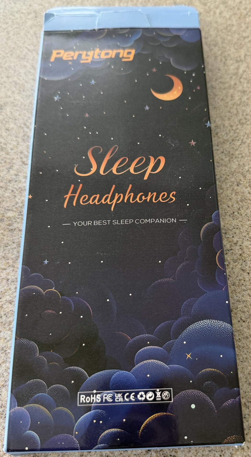 Perytong Sleep Headphones Tech Gadgets Bluetooth Headband for Women, Ultra-Thin HD Speakers & Mic, for Sleeping Yoga Running customer photo 2