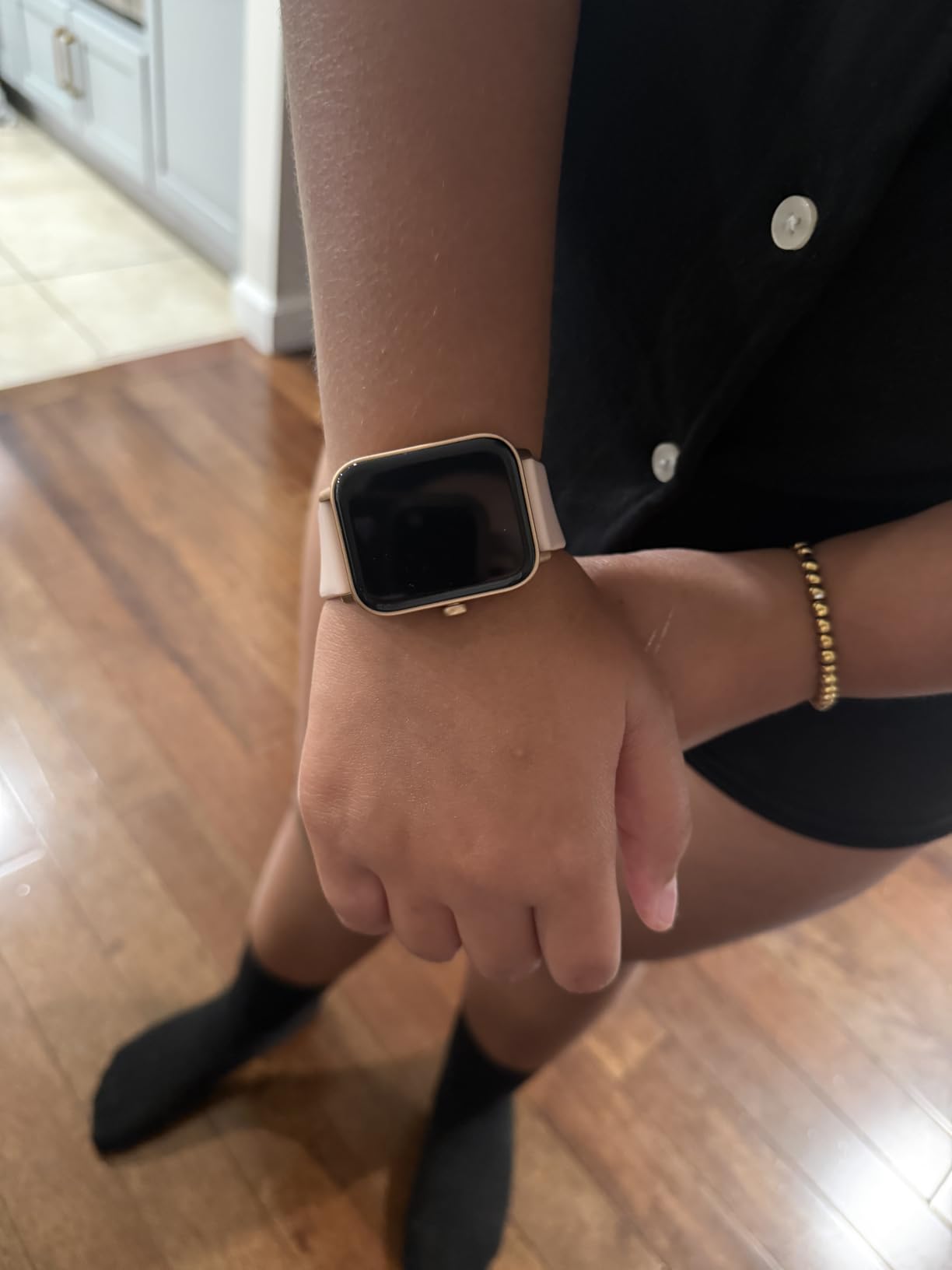 Smart Watch for Women Android & iPhone, Alexa Built-in, IP68 Waterproof Activity Fitness Tracker with Bluetooth Call (Answer/Make), 1.8 Smartwatch with Heart Rate/SpO2/Sleep Monitor, 100+ Sports Mode | Pink customer photo 1