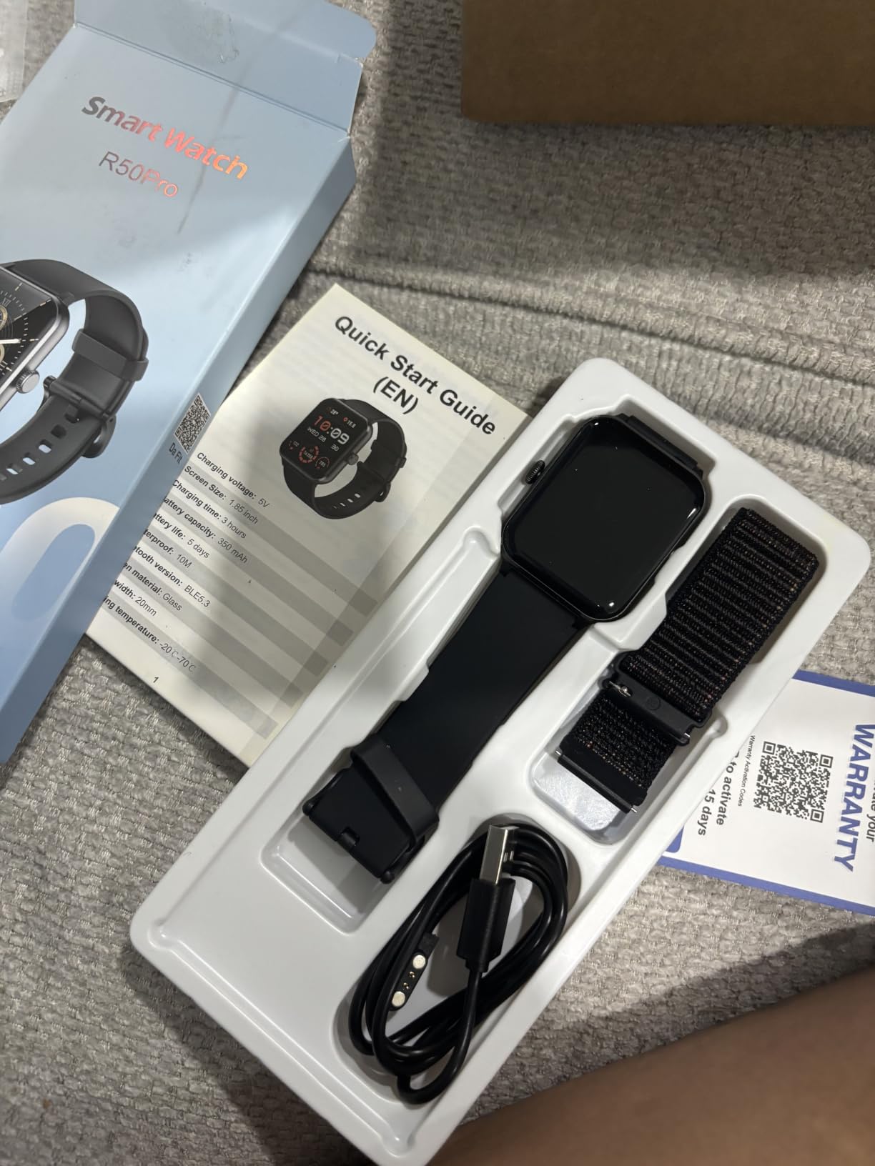Blackview 2026 Smart Watch (Answer/Make Calls), Fitness Watch with Heart Rate/SpO2/Sleep Monitor, 100+ Sports Modes, IP68 Waterproof customer photo 2