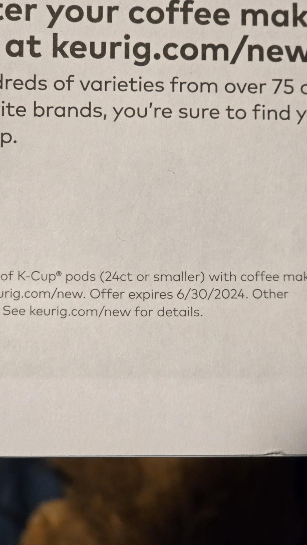 Keurig K-Express Single Serve K-Cup Pod Coffee Maker, 3 Brew Sizes, Strong Button Feature, 42oz Removable Reservoir, Lavender customer photo 1